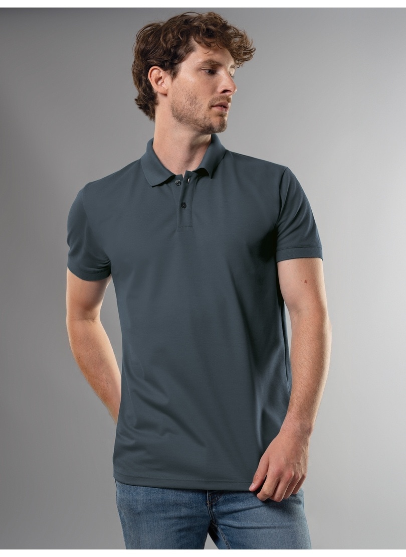 Trigema Poloshirt »TRIGEMA Slim Fit Poloshirt aus DELUXE-Piqué« 1 Stk.