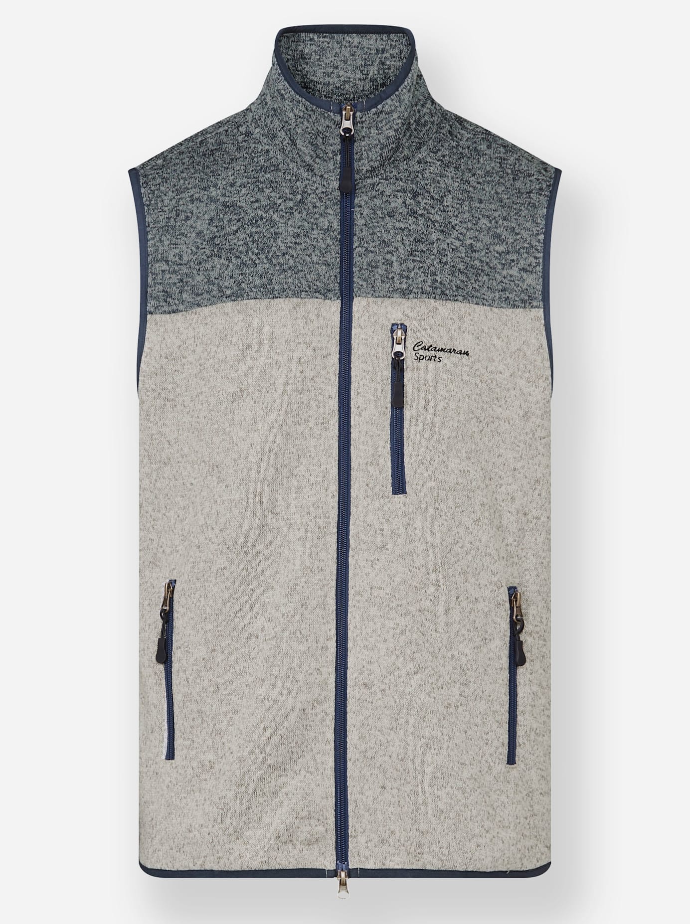 Catamaran Strickfleecejacke, ohne Kapuze