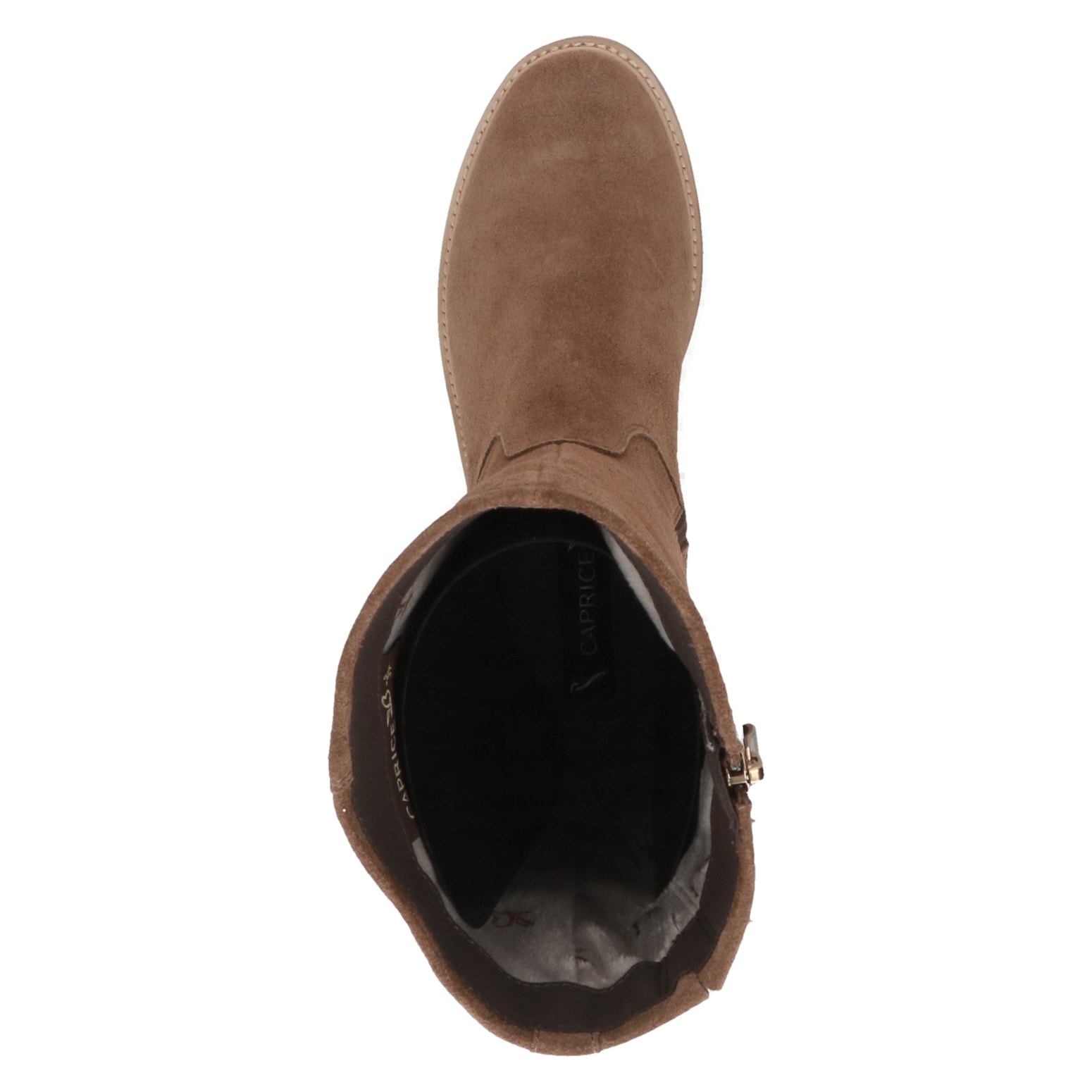 Caprice Stiefel  Blockabsatz, Langschaftschaftstiefel mit Ziernähten, bequeme Weite