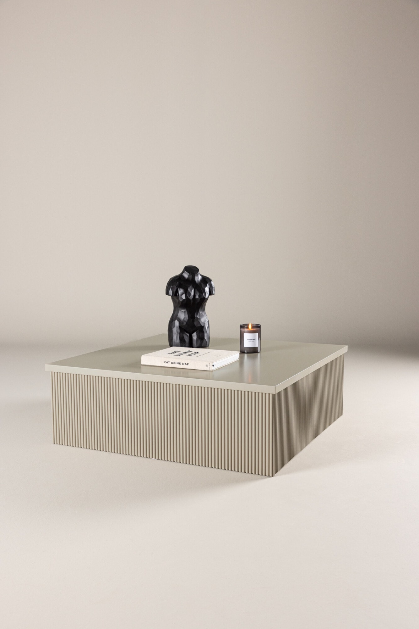 Venture Home Couchtisch »Lenox, quadratischer Lounge-Couchtisch, 90 × 90 cm« Sofatisch, MDF, quadratisch, niedrig, geräumig, einladend