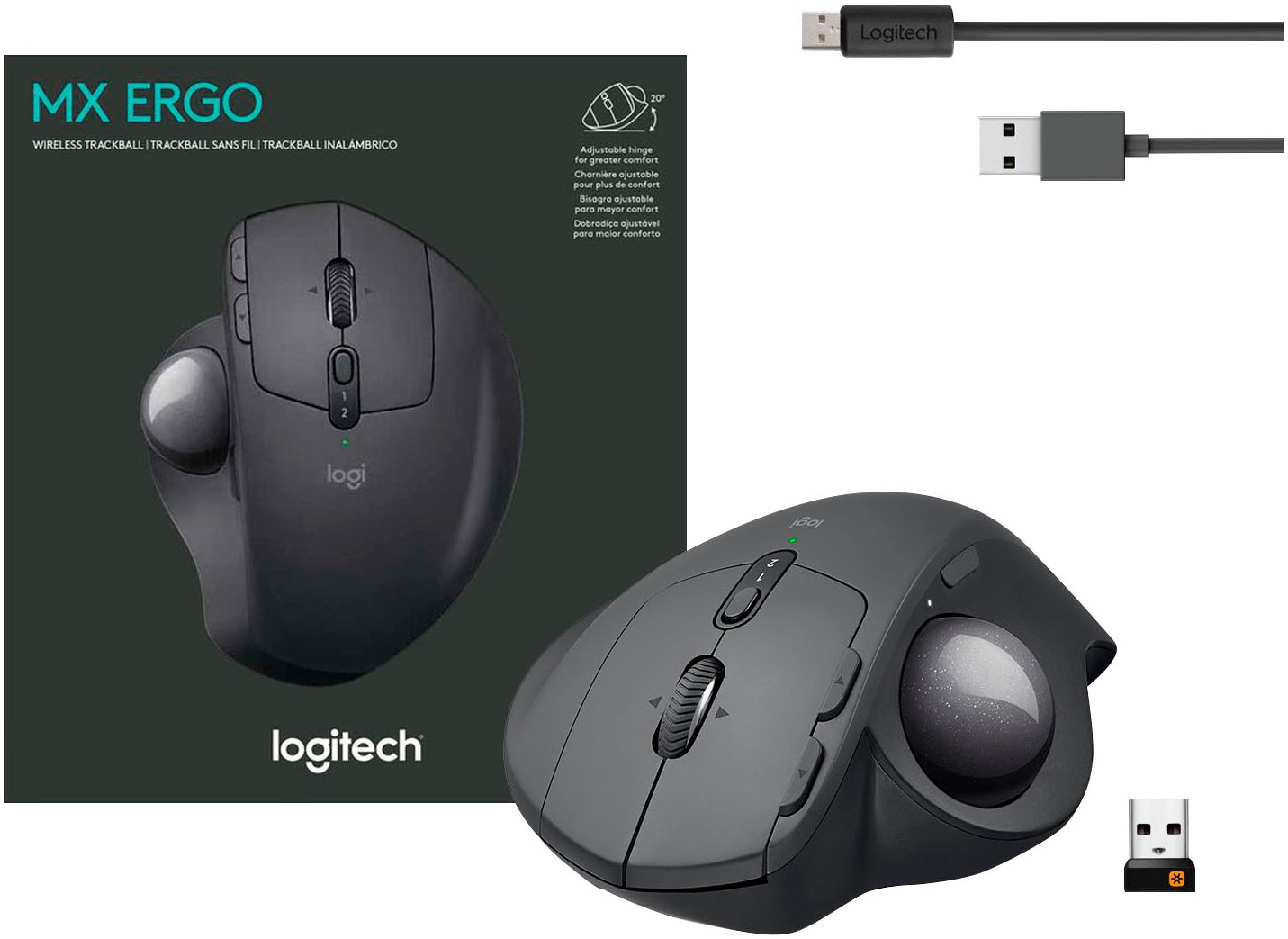 Logitech Maus »MX Ergo«, Bluetooth