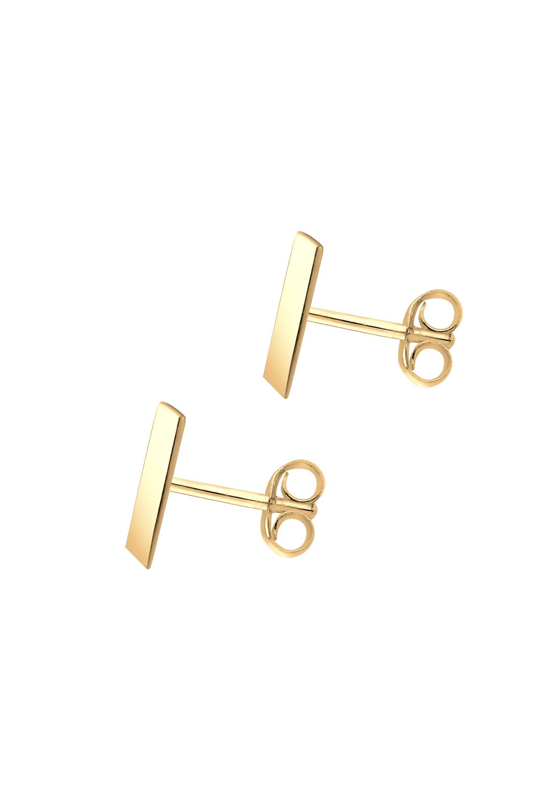 Elli Paar Ohrstecker »Ohrringe Viereck Geo Minimal Trend Matt 925 Silber Angolare«