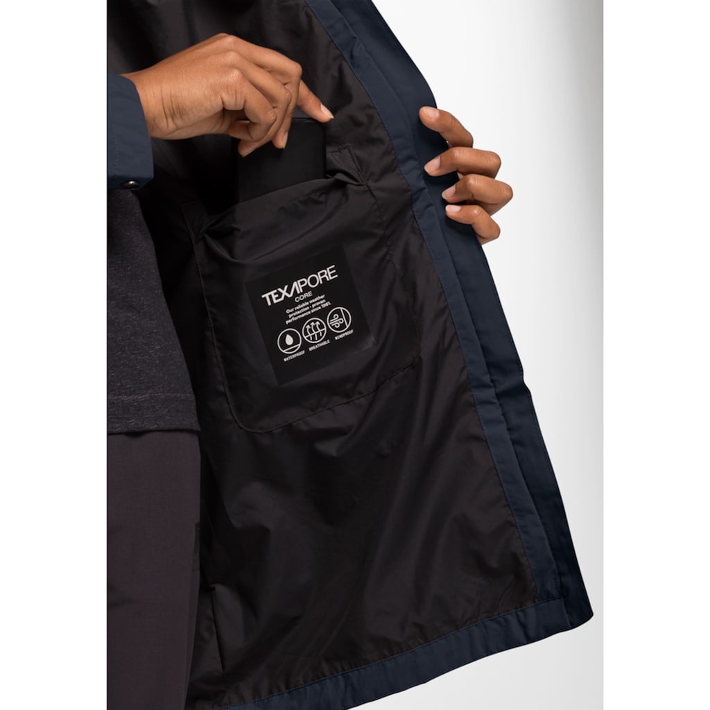 Jack Wolfskin Regenmantel »NORDEN PORT COAT W«