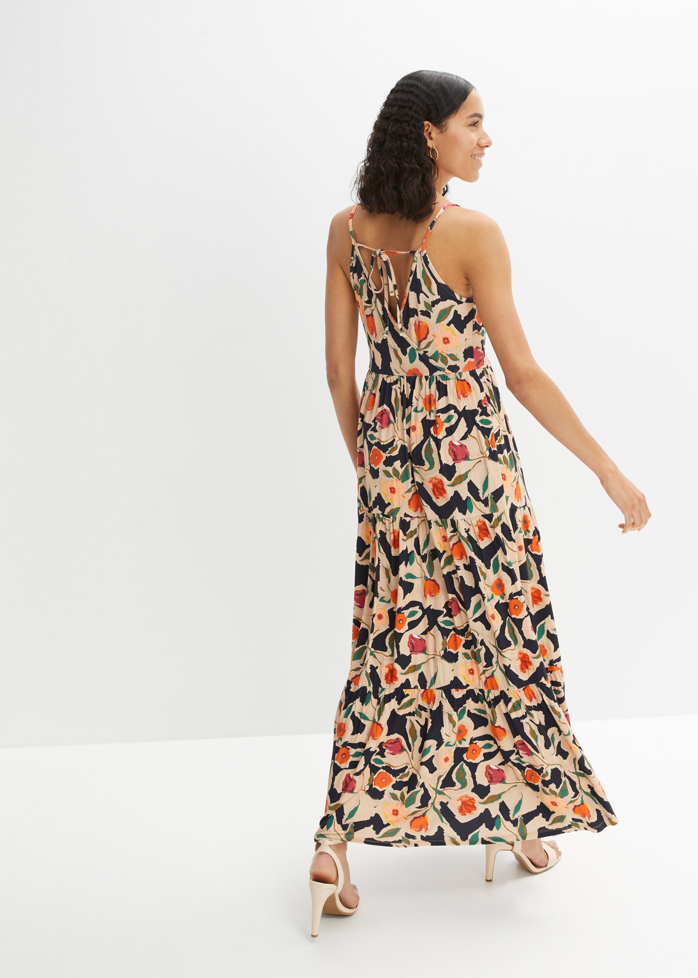 bonprix Maxikleid »Maxikleid aus softem Viskose-Mix« Maxikleid aus softem Viskose-Mix