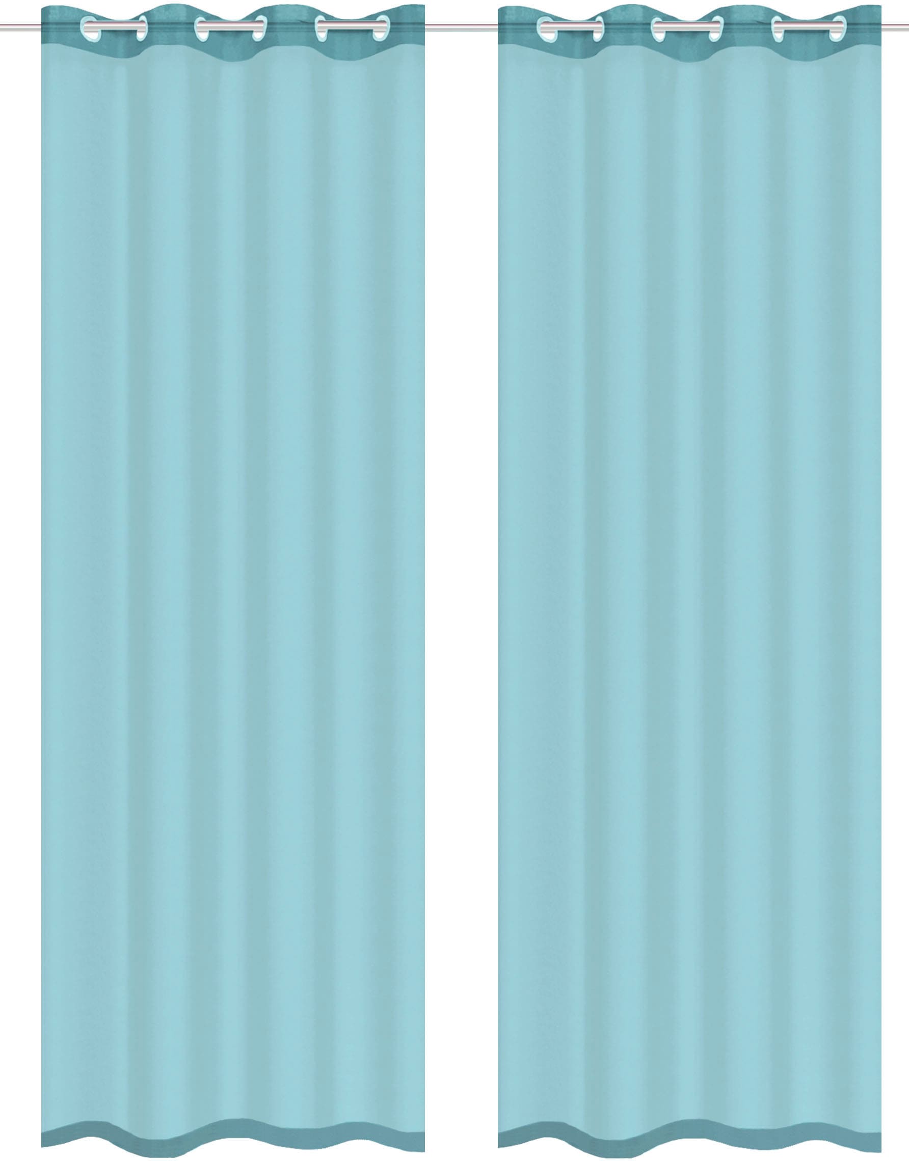Home Basics Vorhang »DOLLY«, (2 St.), 2er Pack Ösenschal DOLLY
