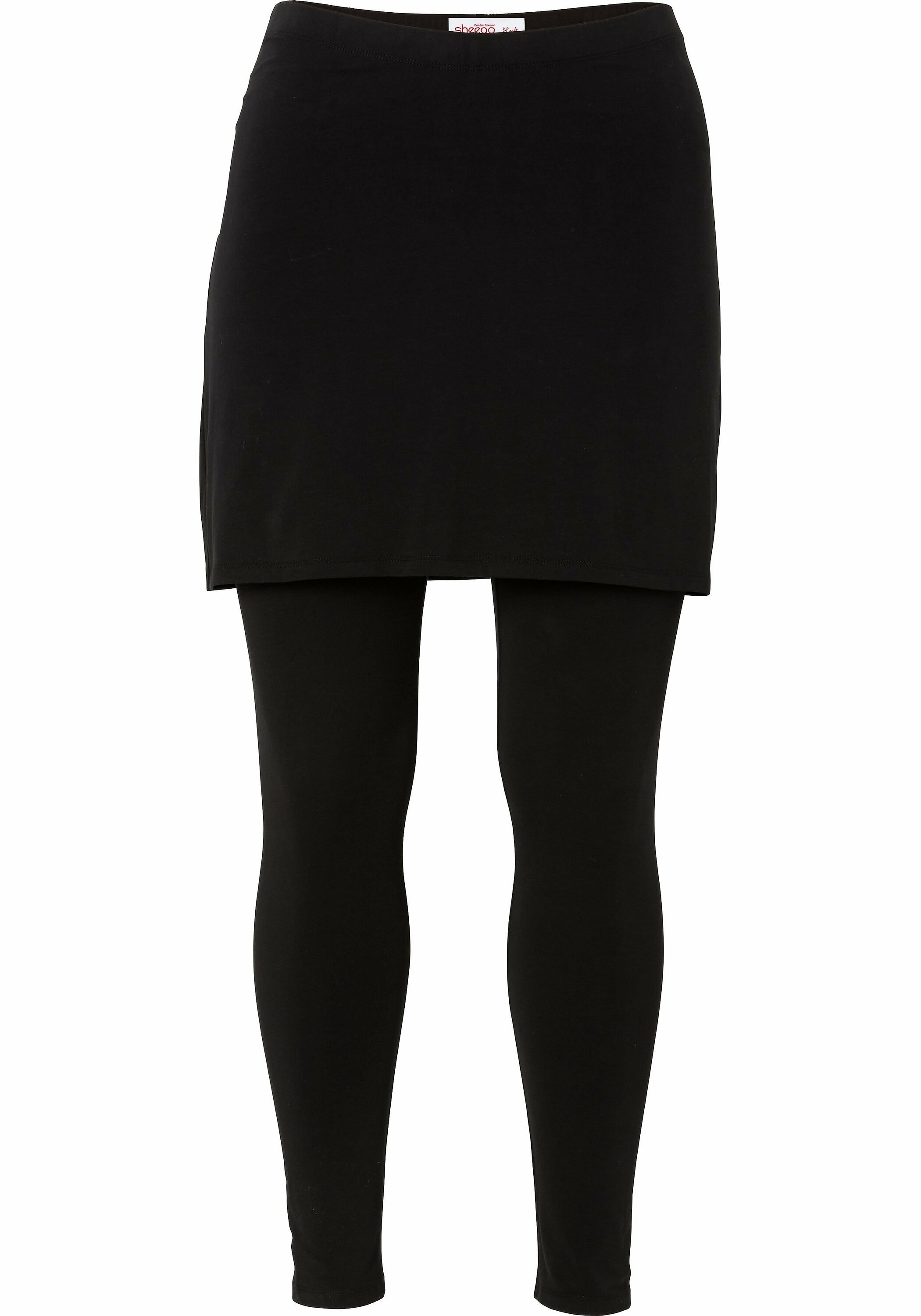 Sheego Leggings »Leggings Raffinierte Leggings mit Rock«