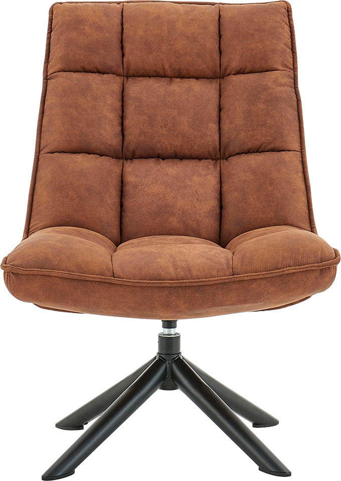 andas Drehsessel »Wanja«, mit Metallgestell und Samtvelours Bezug, Sitzhöhe 47 cm, Relaxsessel