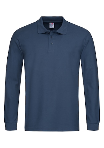 Stedman Langarm-Poloshirt, mit Ton-in-Ton-Knopfleiste kaufen