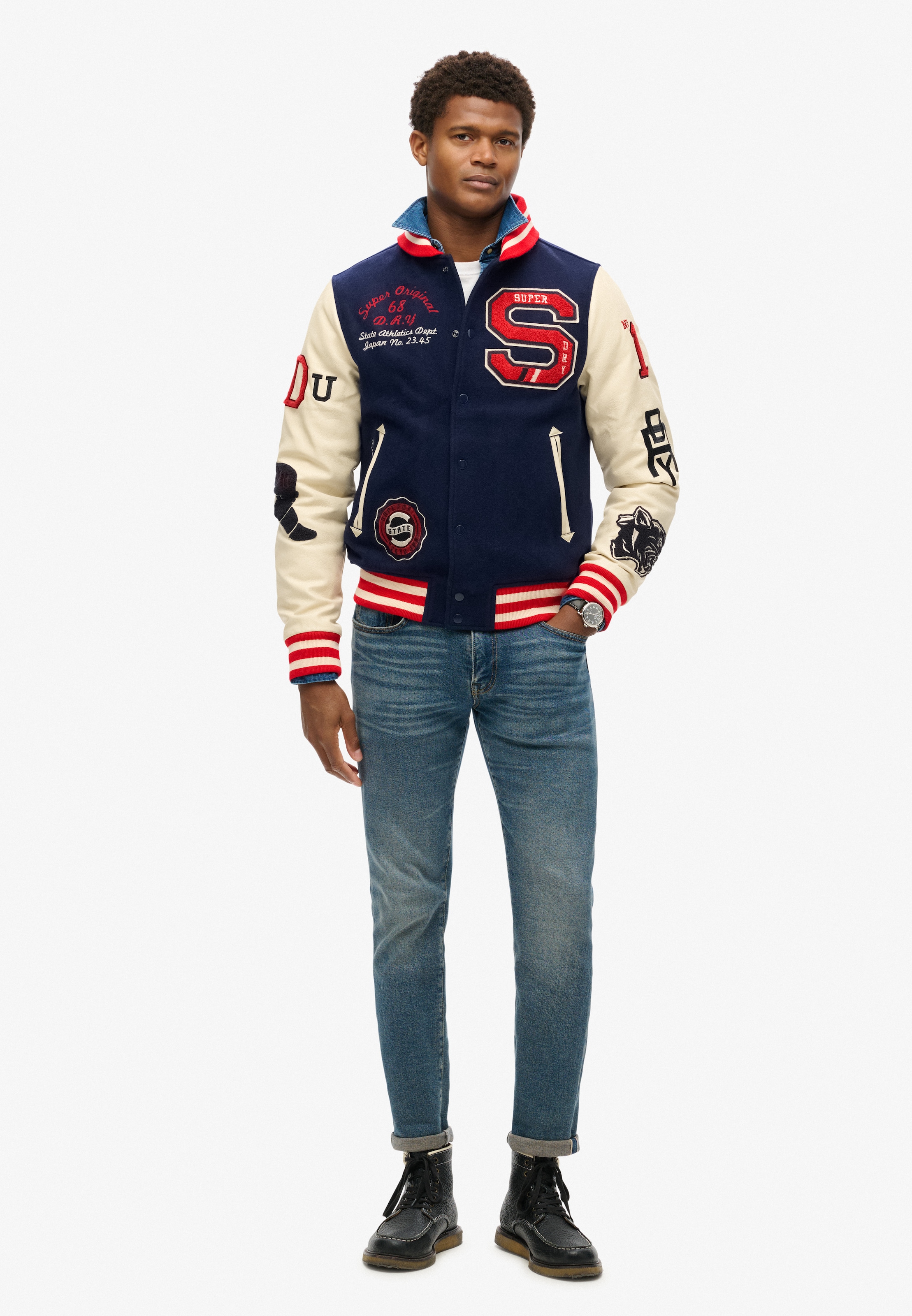 Superdry Parka »COLLEGE VARSITY PATCHED BOMBER«