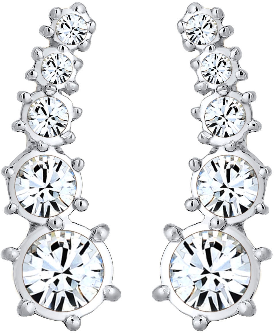 Elli Paar Ohrhänger »Schmuck Geschenk Silber 925 Ohrringe, 0310431419«, mit Glasstein