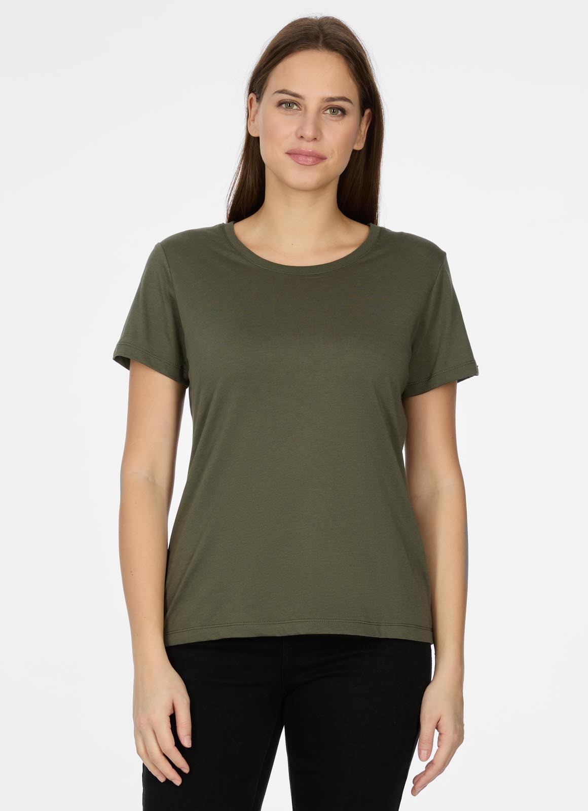 Ragwear Kurzarmshirt »MINTTA« schlichtes T-Shirt mit Rundhals und kleinem Logo auf der Brust