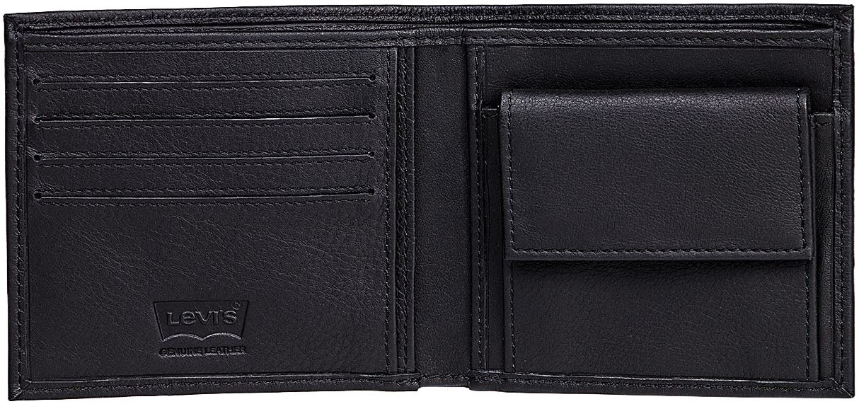 Levi's® Geldbörse »VINTAGE TWO HORSE BIFOLD COIN WALLET« aus Vollnarbenleder Herrenbörse Portemonnaie