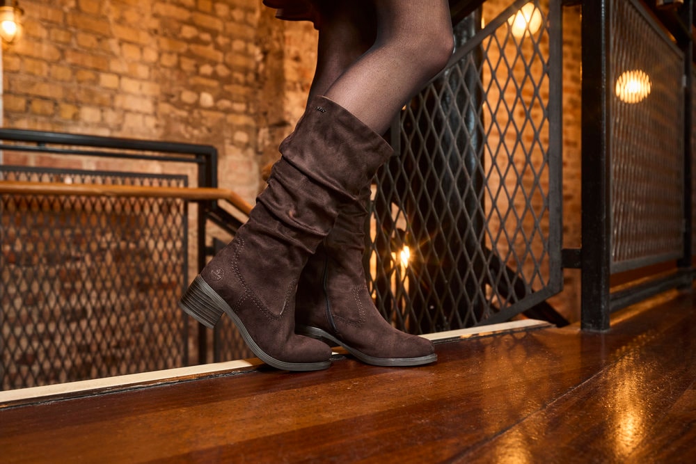 Rieker Stiefel  Klassik-Stiefel, Blockabsatz, mit slouchy-Schaft
