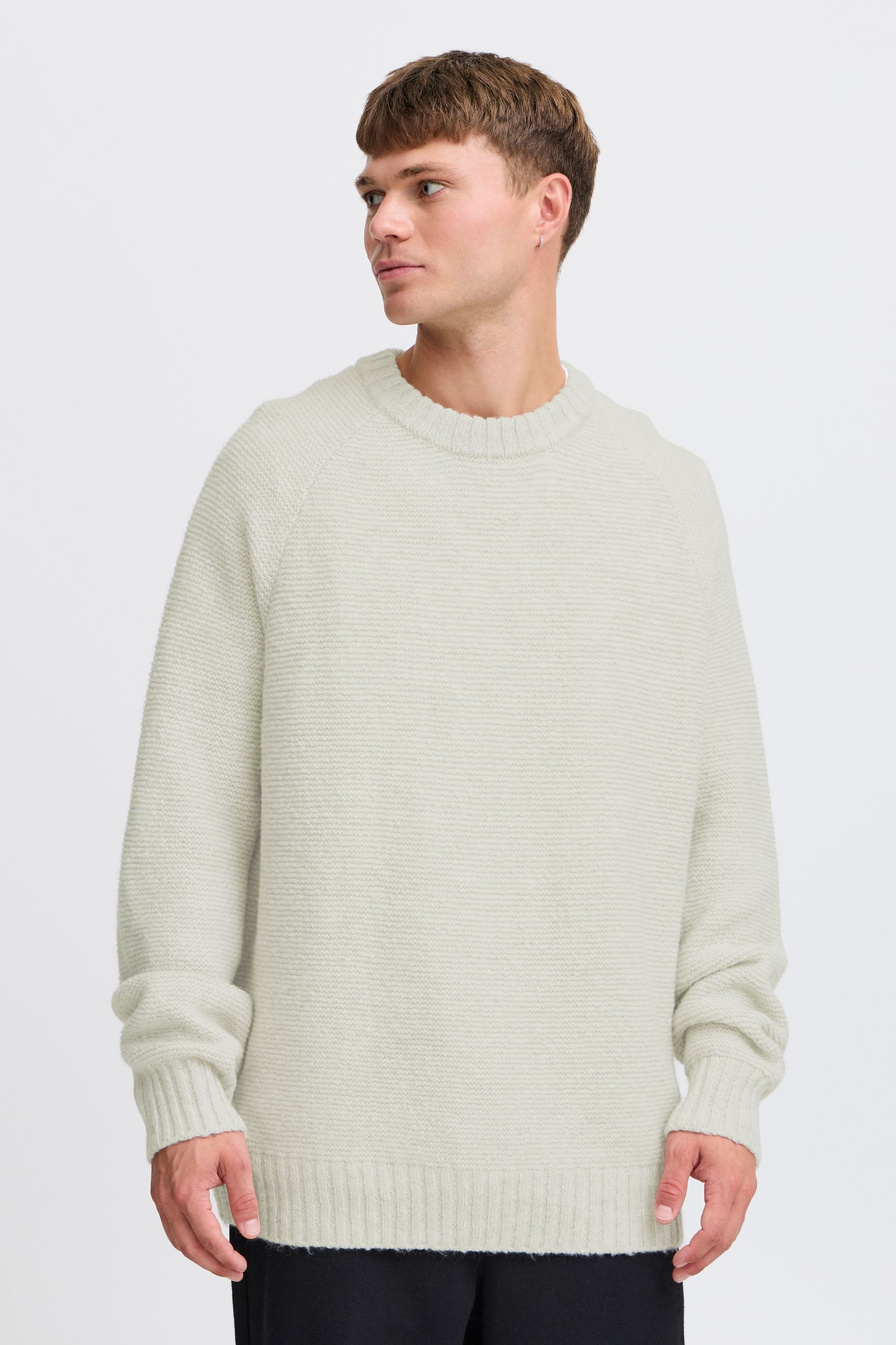 !Solid Strickfleece-Pullover »Strickpullover SDNOHAR«