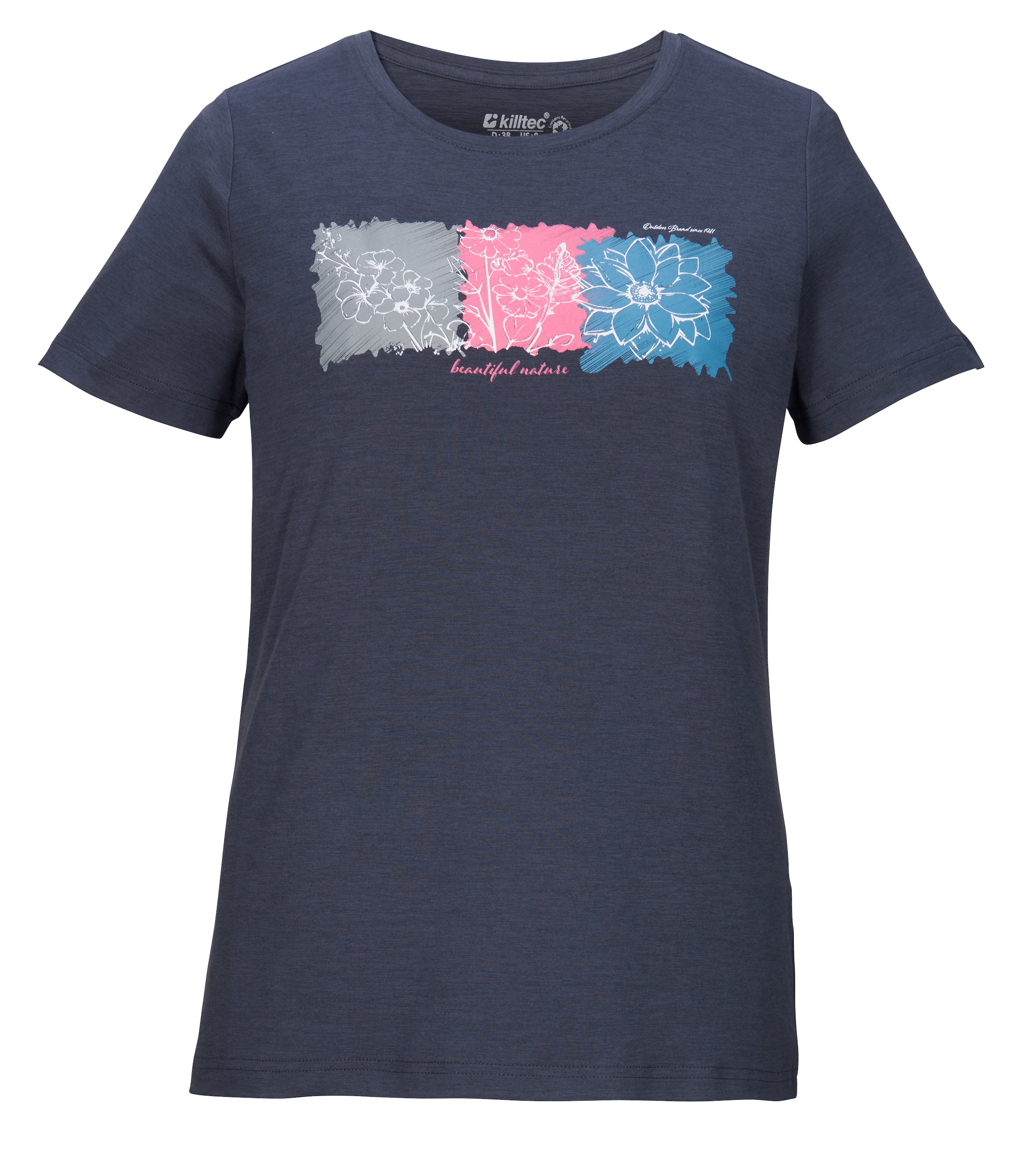 Killtec Funktionsshirt »KOS 18 WMN TSHRT« für Wandern und Freizeit, feuchtigkeitstransportierend