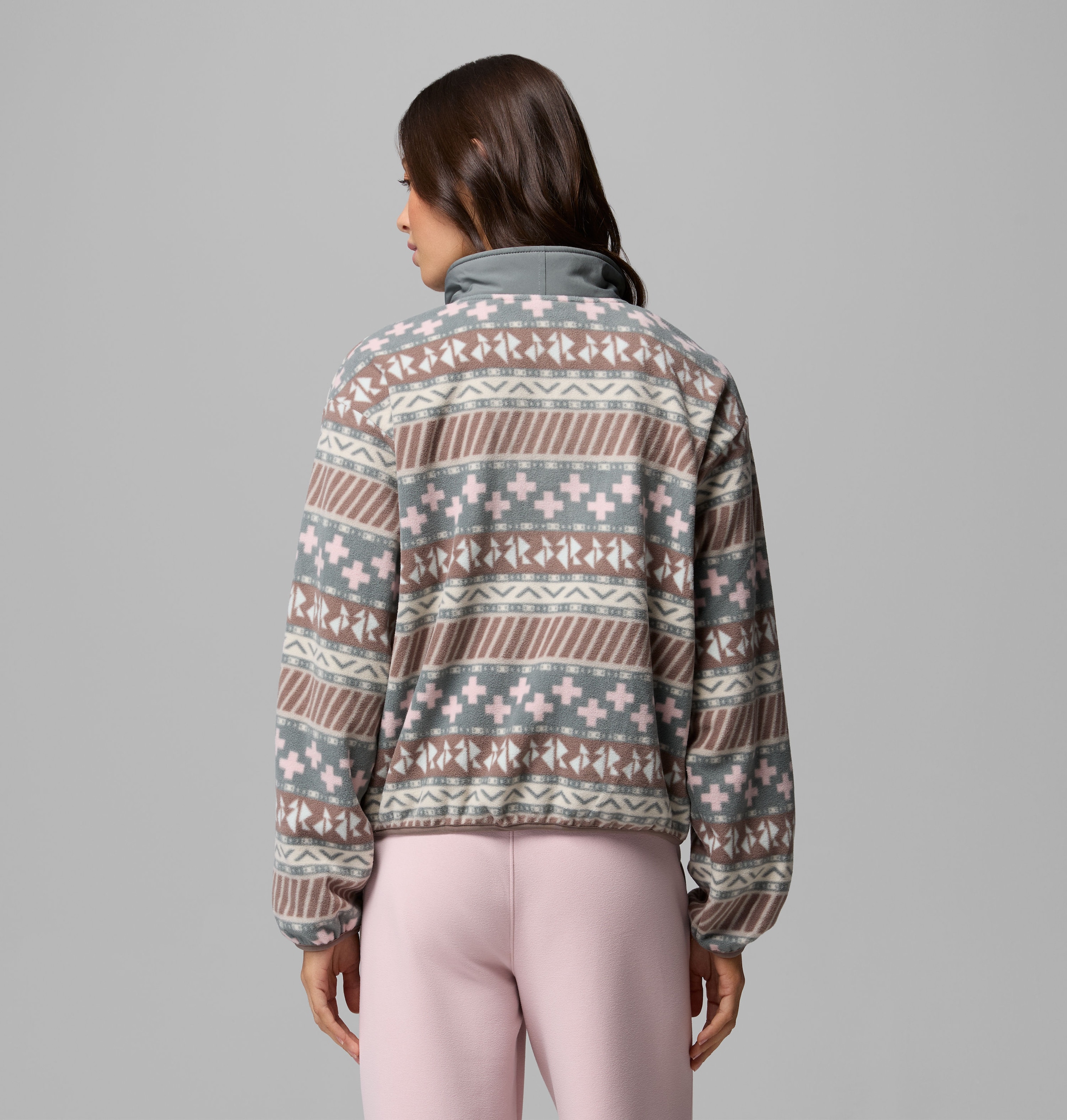 Columbia Fleecepullover »Sequoia Grove II Printed Half Zip«, mit Halbreißverschluss, aus Polyester-Fleece, Langarm-Design
