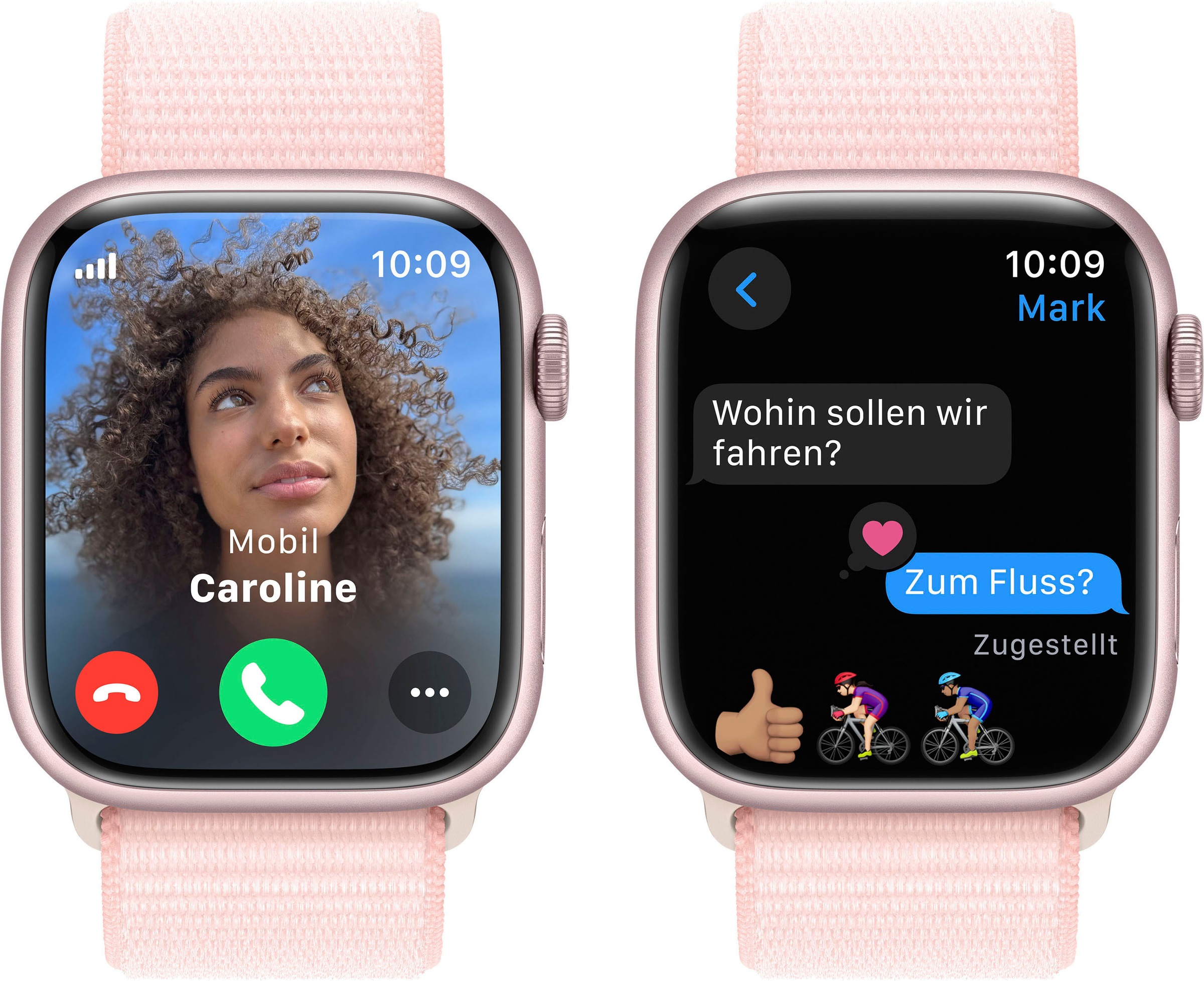 Apple Smartwatch »Watch Series 9 Aluminium«, (4,5 cm / 1,77 Zoll), Watch OS 10, Sport Loop)