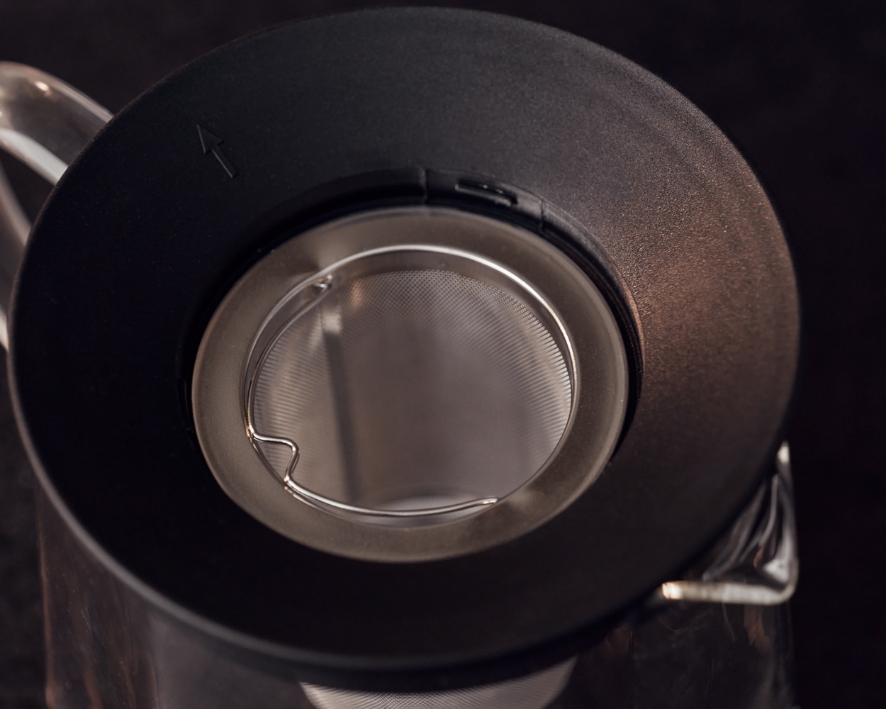 RESTO Kitchenware Teekanne »Ain, hitzebeständige Glaskanne im 3D Design, Höhe ca. 12 cm« 1 l 4 Stk. tlg. mit herausnehmbarem Filtersieb aus Edelstahl, im Geschenkkarton