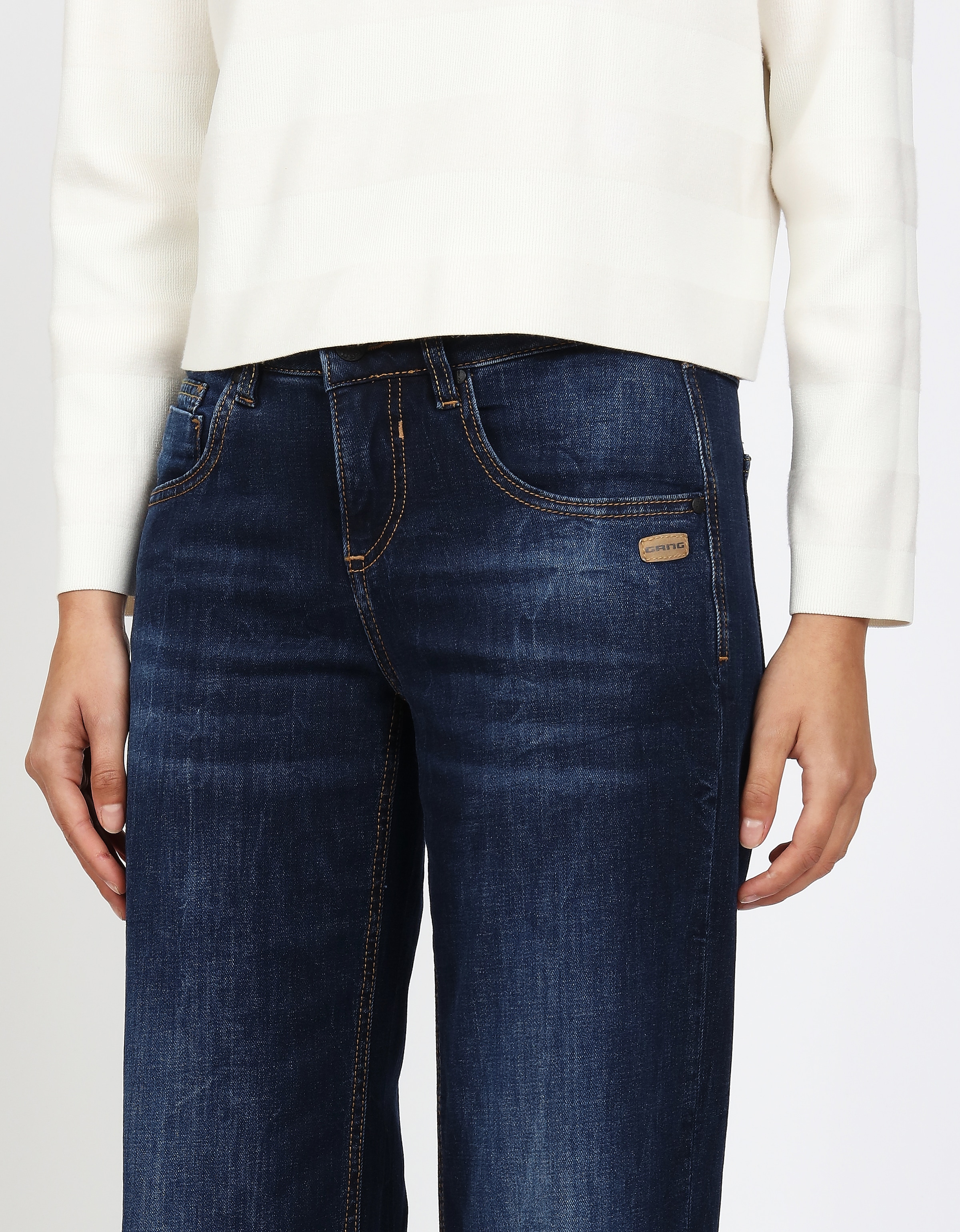 GANG Straight-Jeans »94RIVER«, mit zusätzlicher kleiner Gesäßtasche