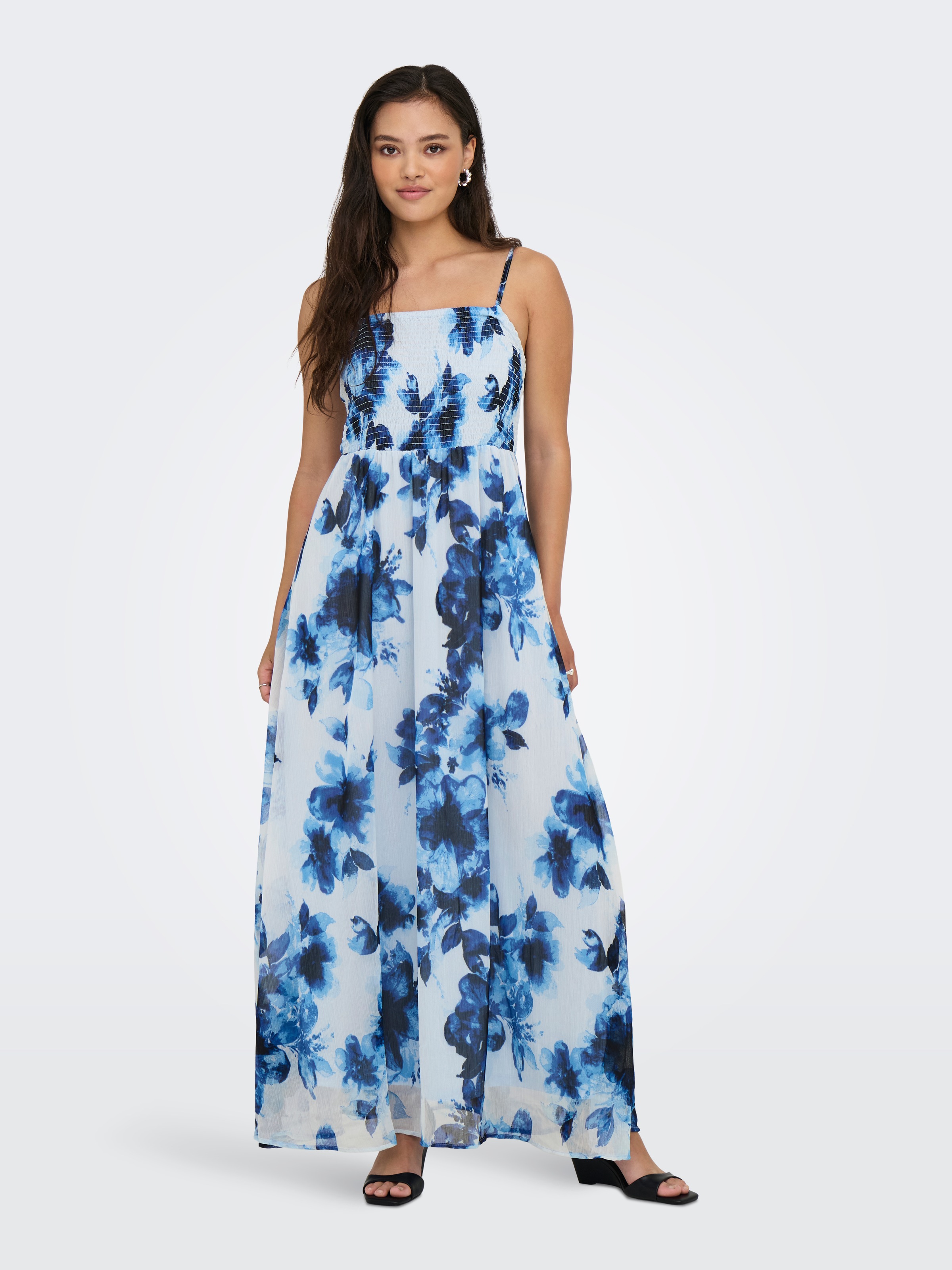 ONLY Maxikleid »ONLELENA VIKKI LIFE STRAP ANK DRESS WVN«, Sommerkleid