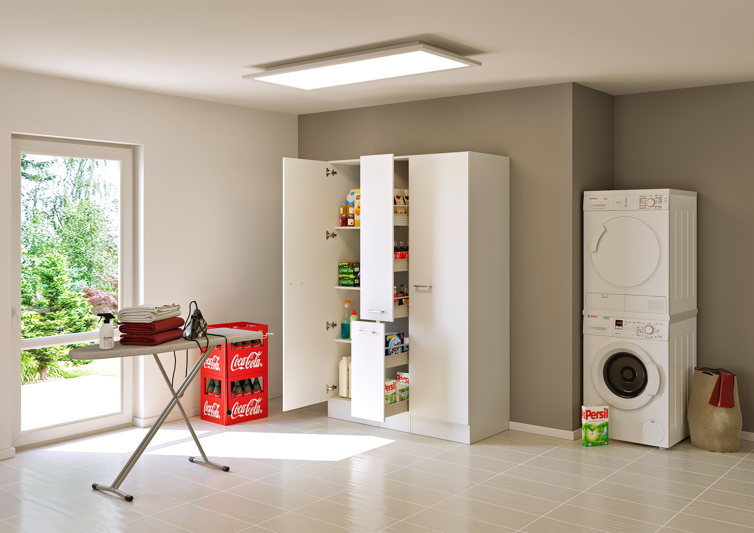 Flex-Well Mehrzweckschrank-Set »L-130-803-000-Lucca«, (Komplett-Set), Gesamtbreite 130 cm
