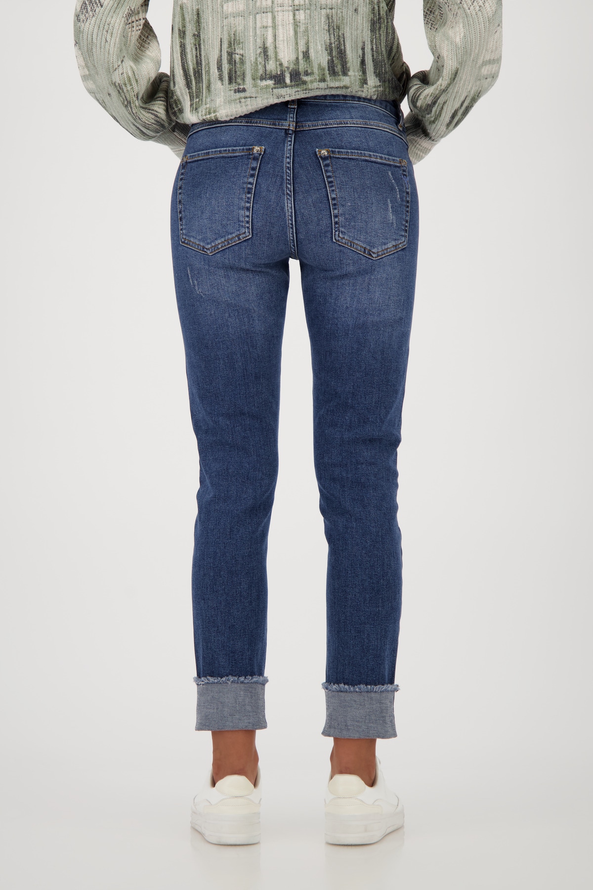 Monari Slim-fit-Jeans »Hose Jeans Nietenschmuck«