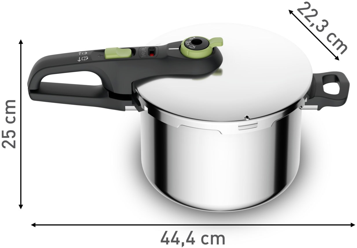 Tefal Schnellkochtopf »Secure Trendy« 1 Stk. tlg. Edelstahl