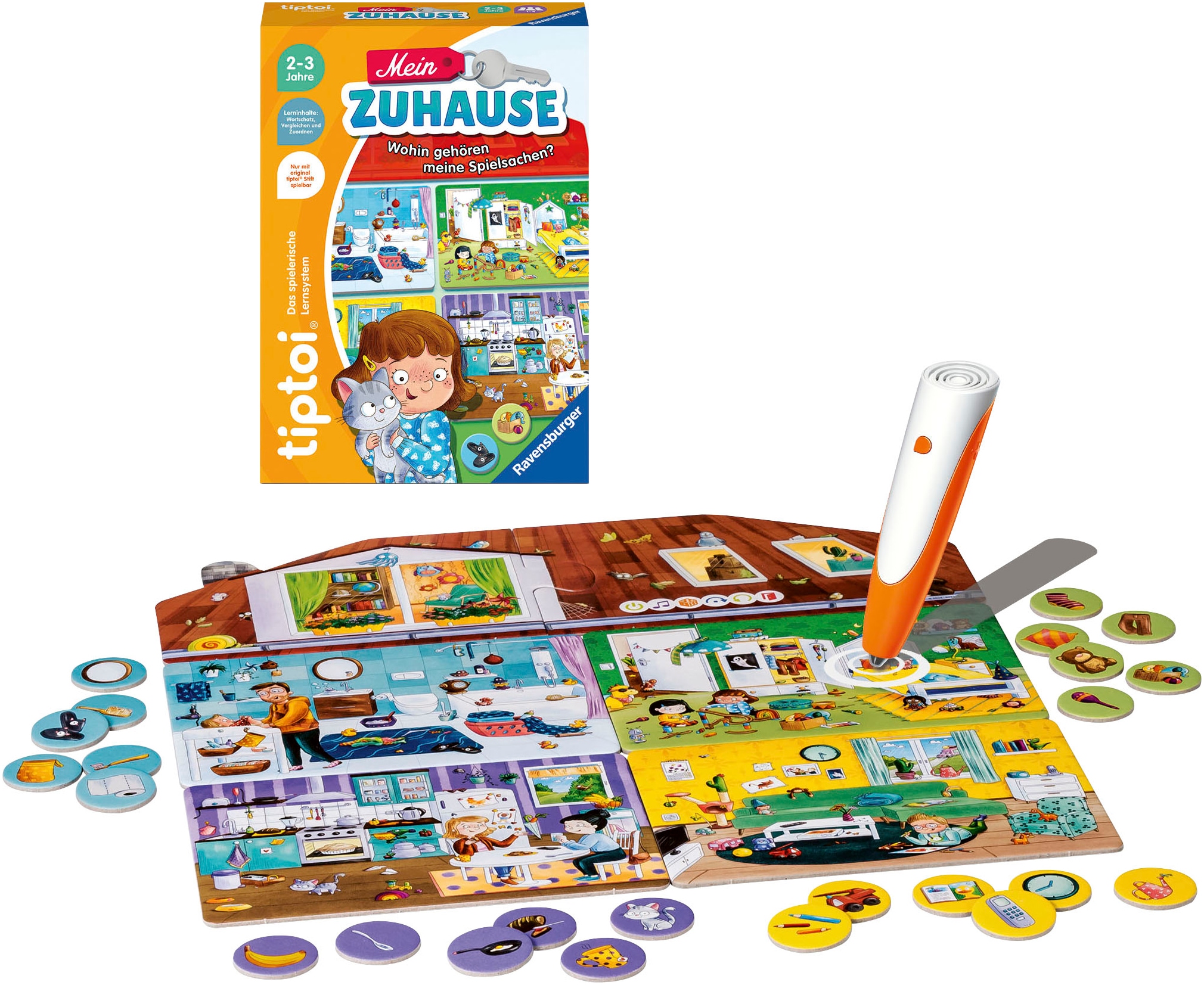 Ravensburger Puzzle »tiptoi® Mein Zuhause«, Made in Europe