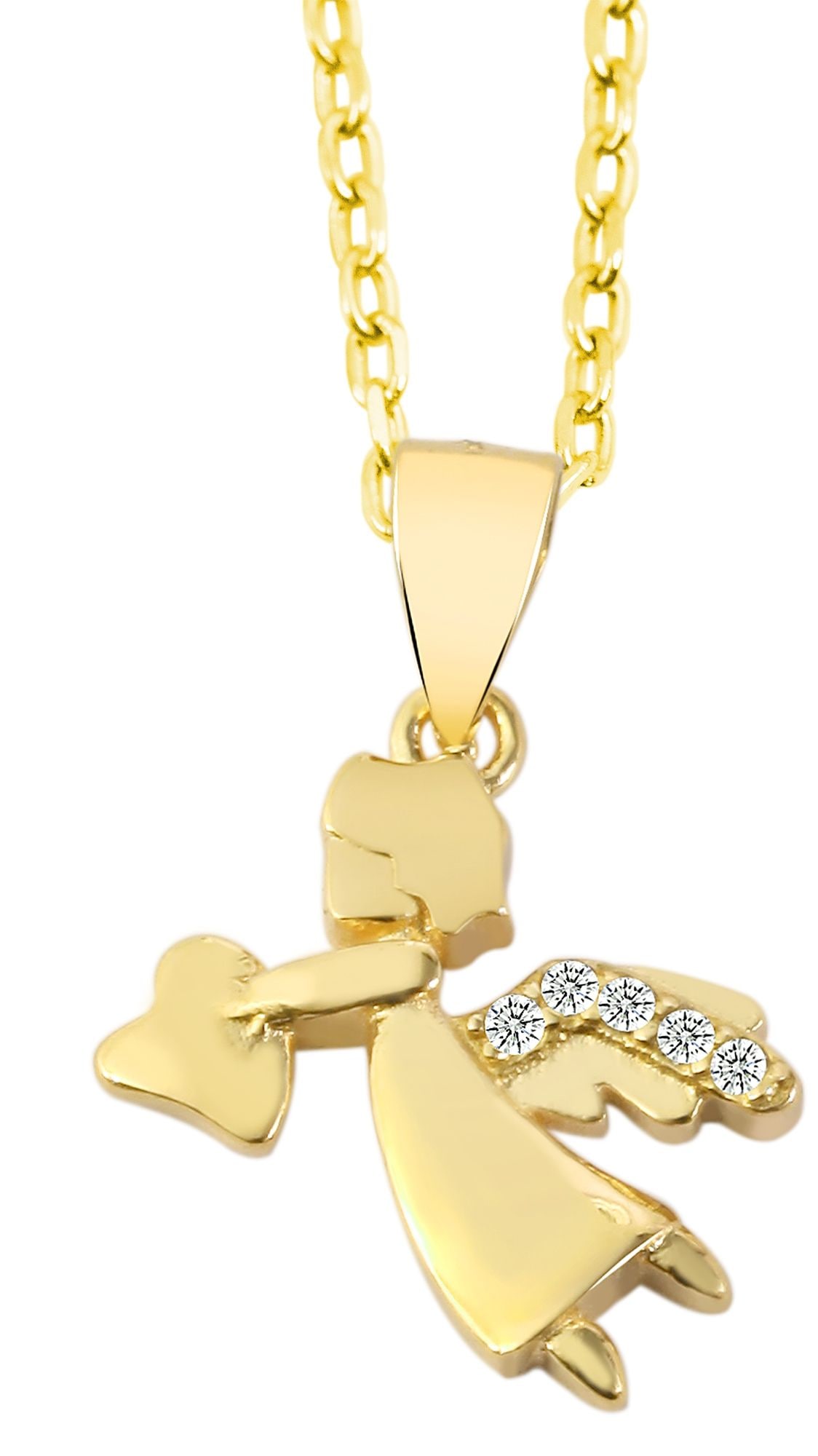 Adelia´s Herzanhänger »Damen Anhänger ¿ Herzanhänger aus 925 Silber mit Zirkonia«