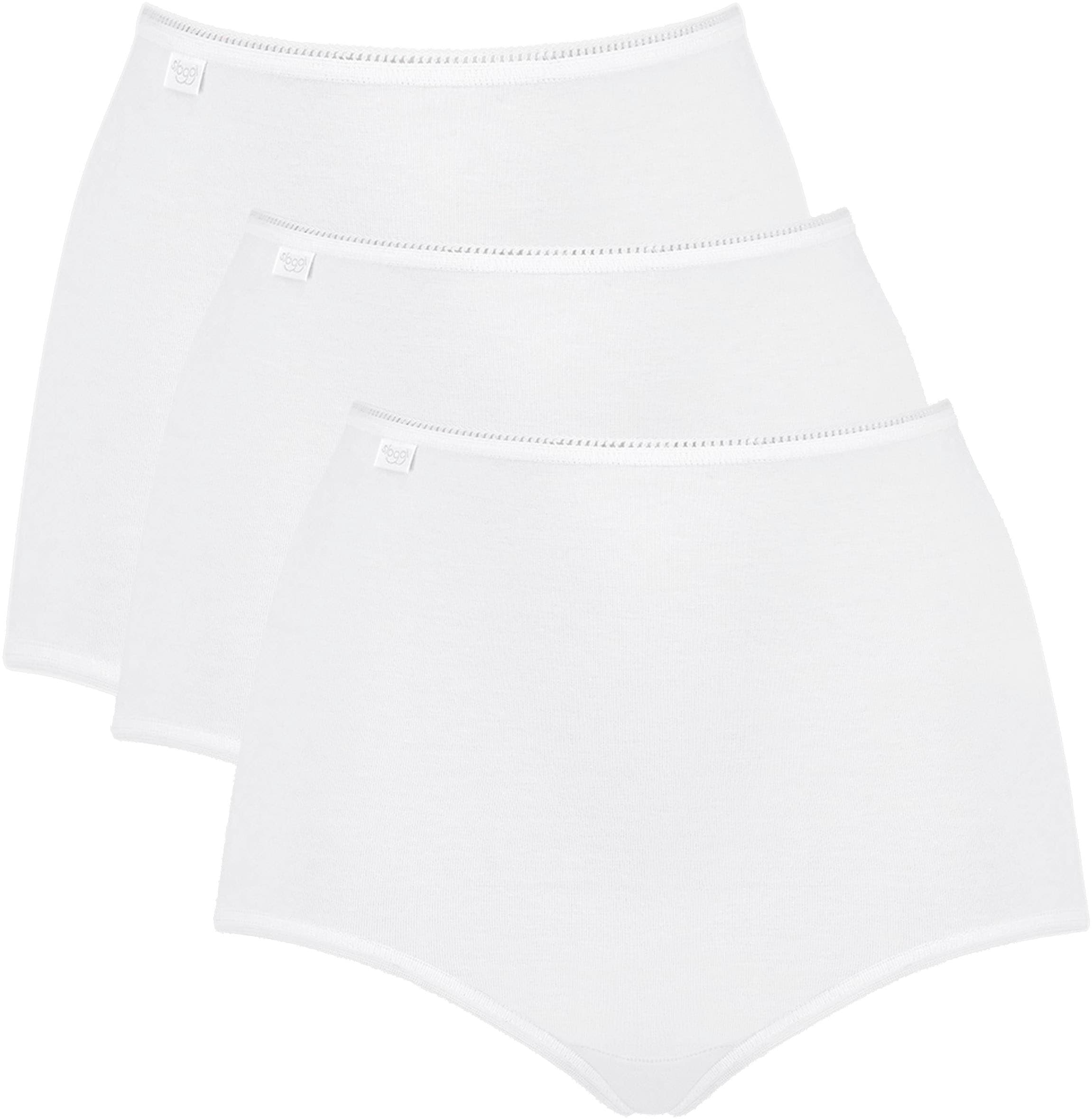 Sloggi Damen Maxislip »24/7 Cotton« 3er Pack in weiß, Größe 40