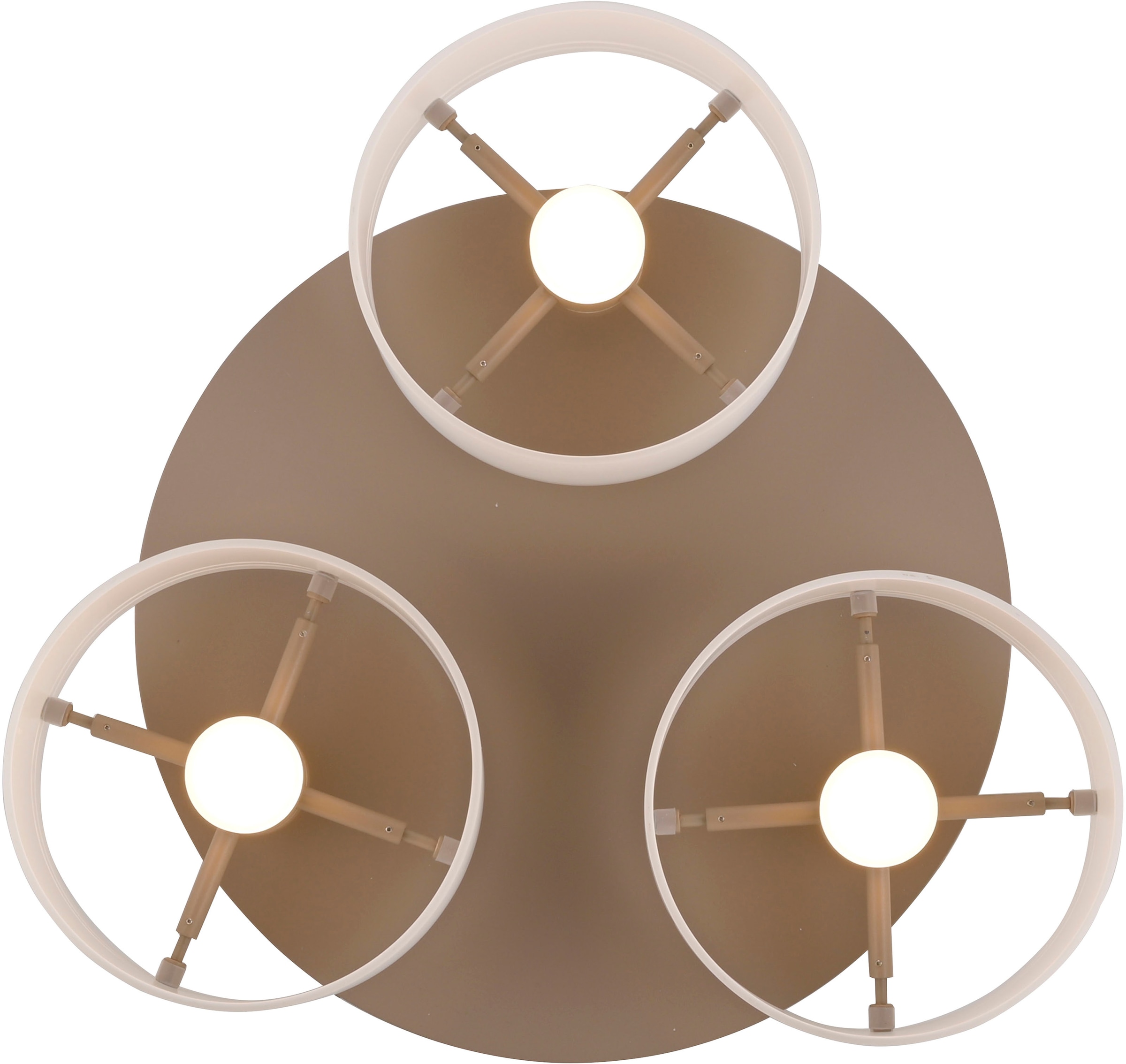 Paul Neuhaus LED Deckenleuchte »MARIKA« LED-Board 1 Stk. Warmweiß Stufenlos dimmbar über den Lichtschalter, Memoryfunktion, Opalgläser