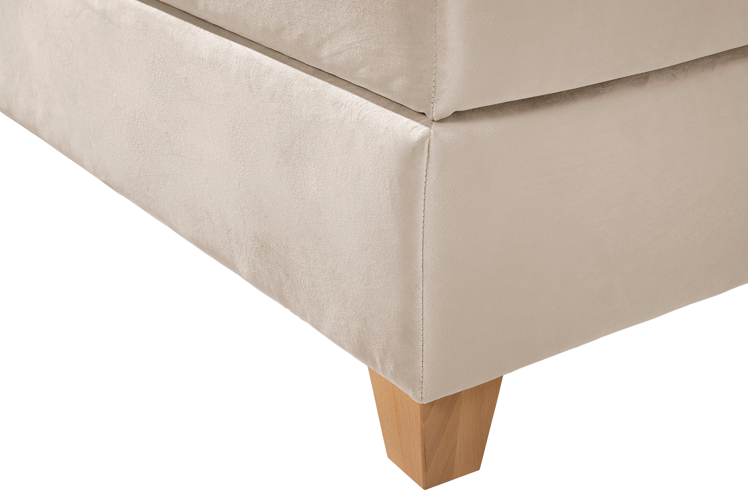 Home affaire Boxspringbett »Moulay«, inkl. Topper, in Überlänge 220 cm, 3 Härtegrade, auch in H4