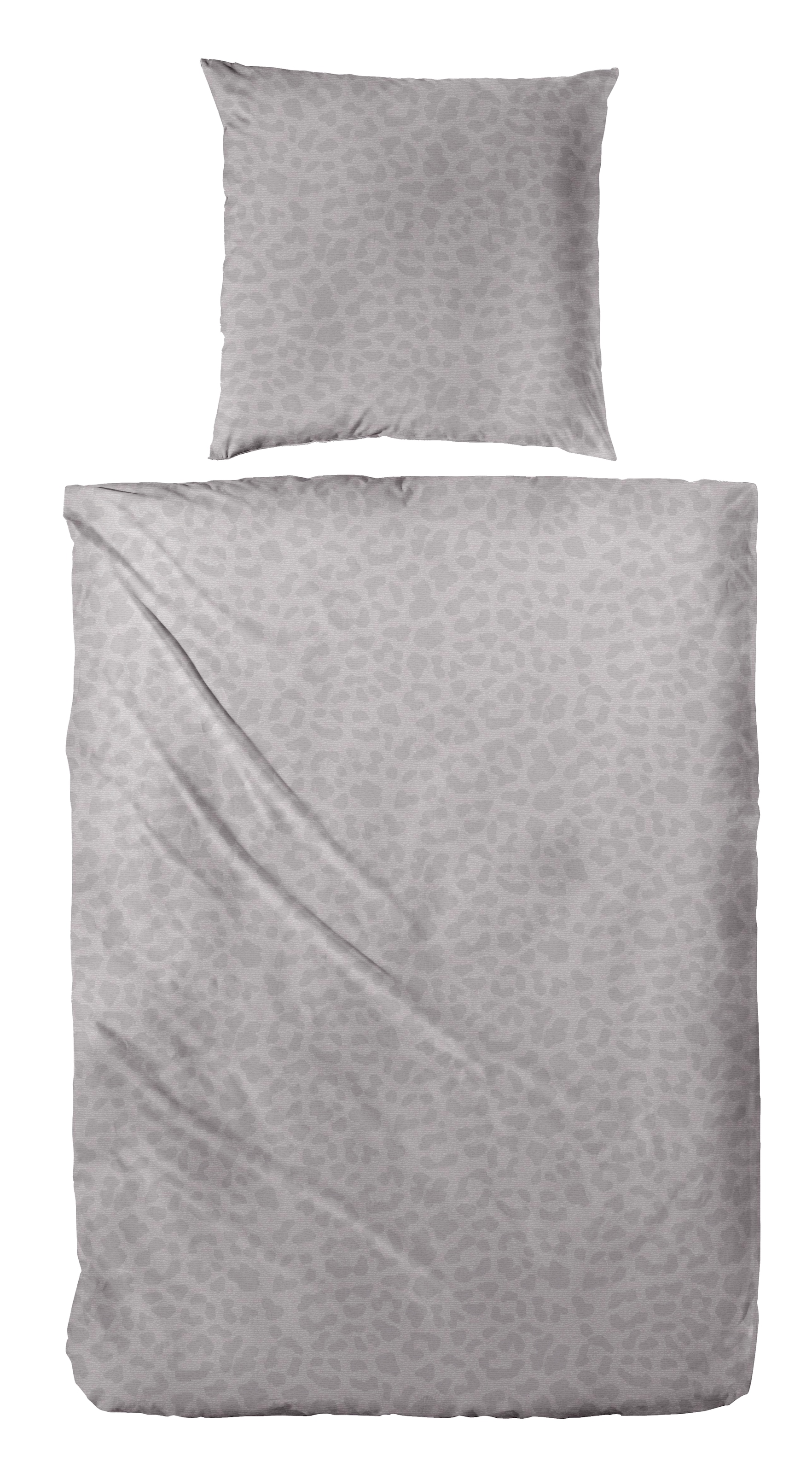 Primera Bettwäsche »Biber-Bettwäsche Leo« 2 Stk. tlg. mit dezentem Leo-Design