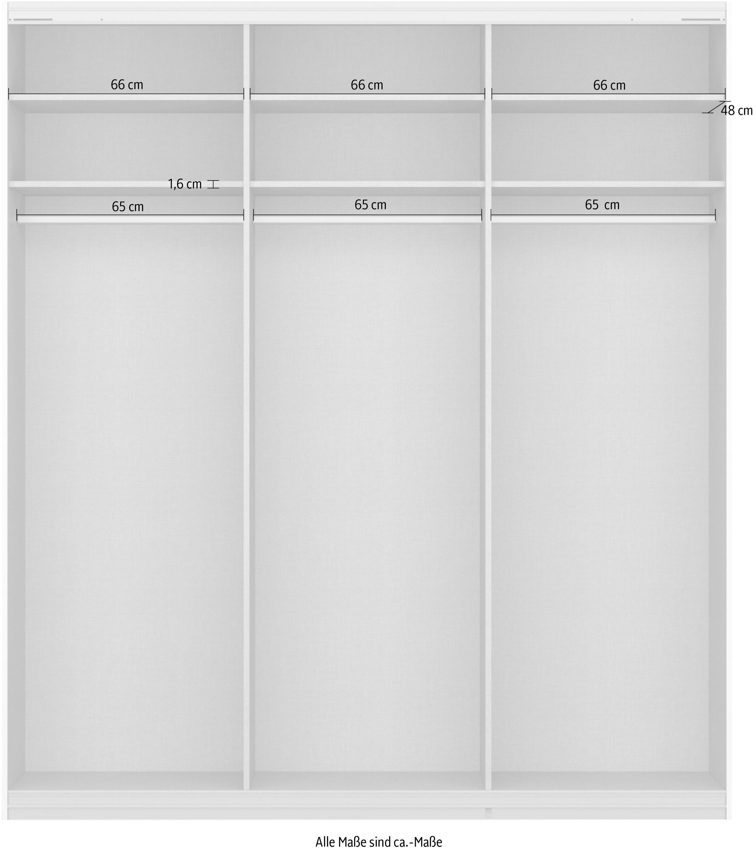 rauch Schwebetürenschrank »Oracle«, mit Spiegelfront