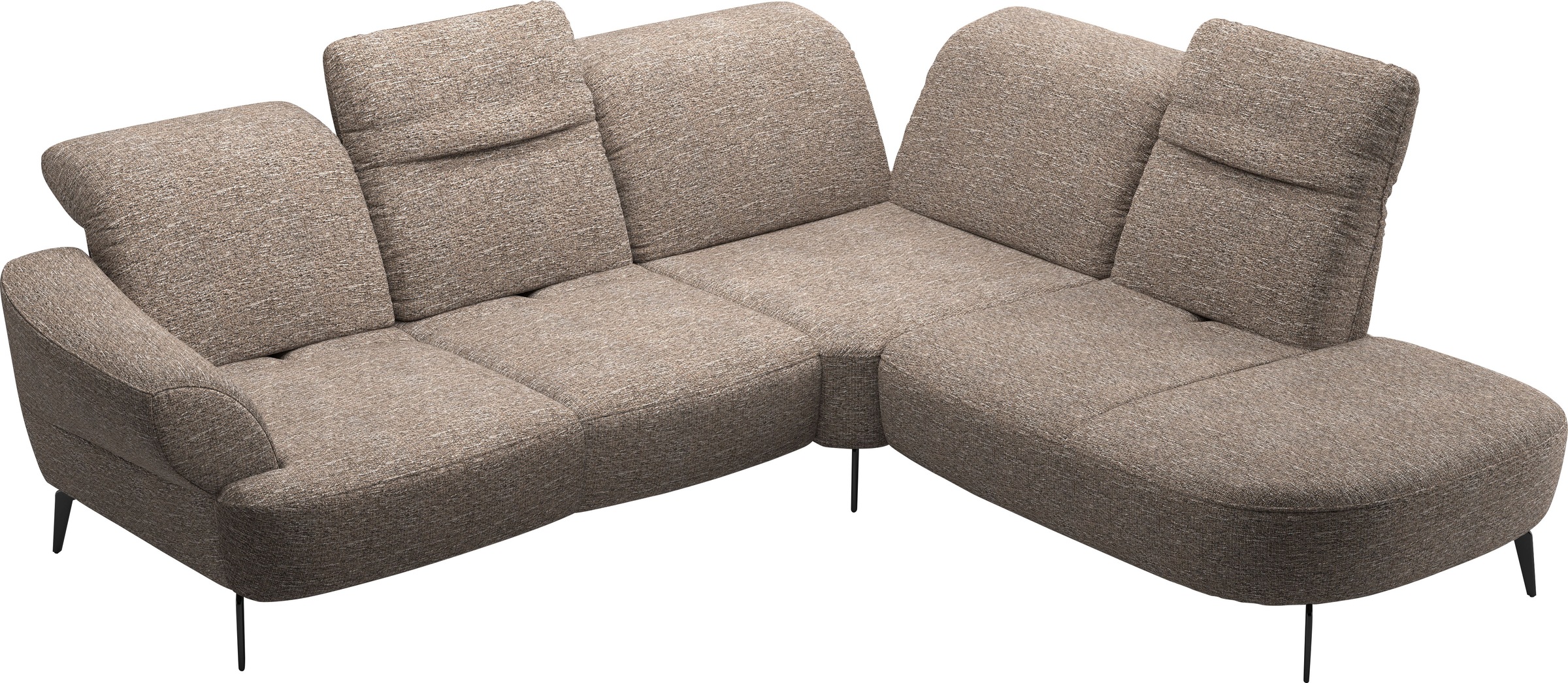 sit&more Ecksofa »Dance«, inkl.System Click&Seat und Sitztiefenverstellung