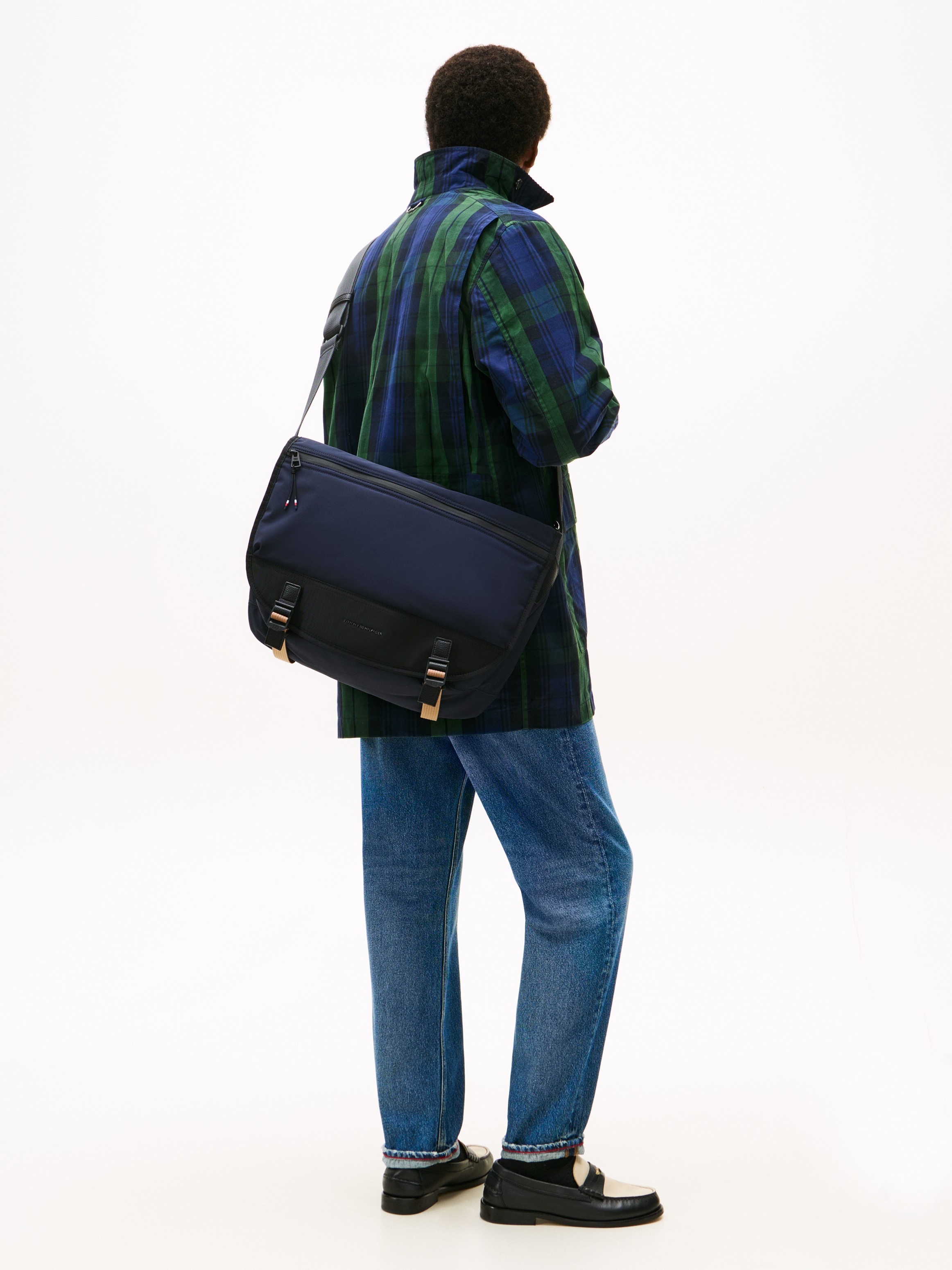 Tommy Hilfiger Laptoptasche »TH TRAVEL MESSENGER« , Unisex Geschäftstasche, Aktentasche mit Überschlag