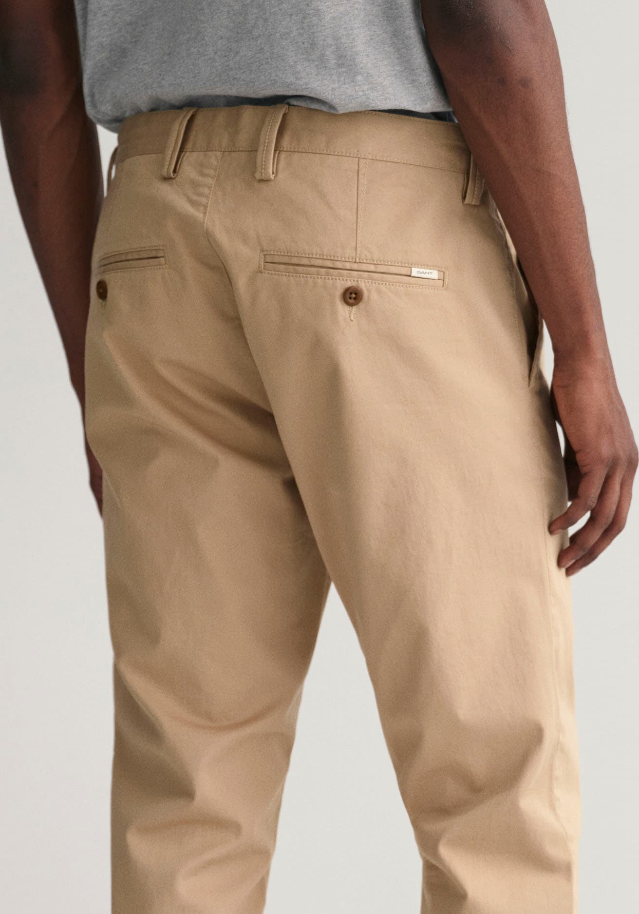 Gant Chinohose »SLIM TWILL CHINOS«, mit gefütterten Seitentaschen