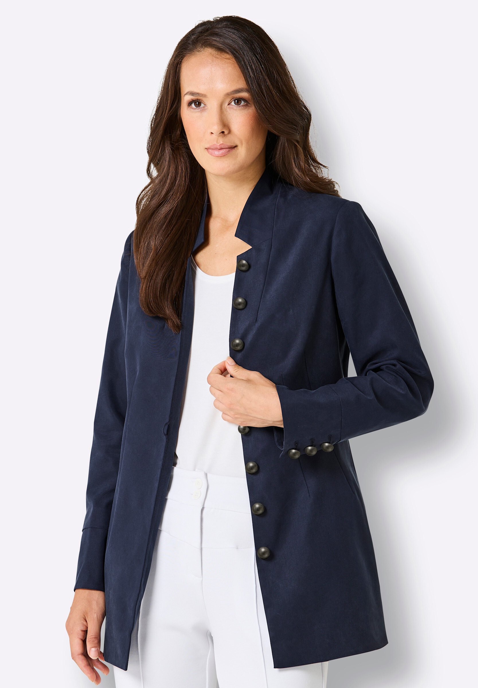 creation L Longblazer »Lyocell-Mix-Longblazer Longblazer im Lyocell-Mix«