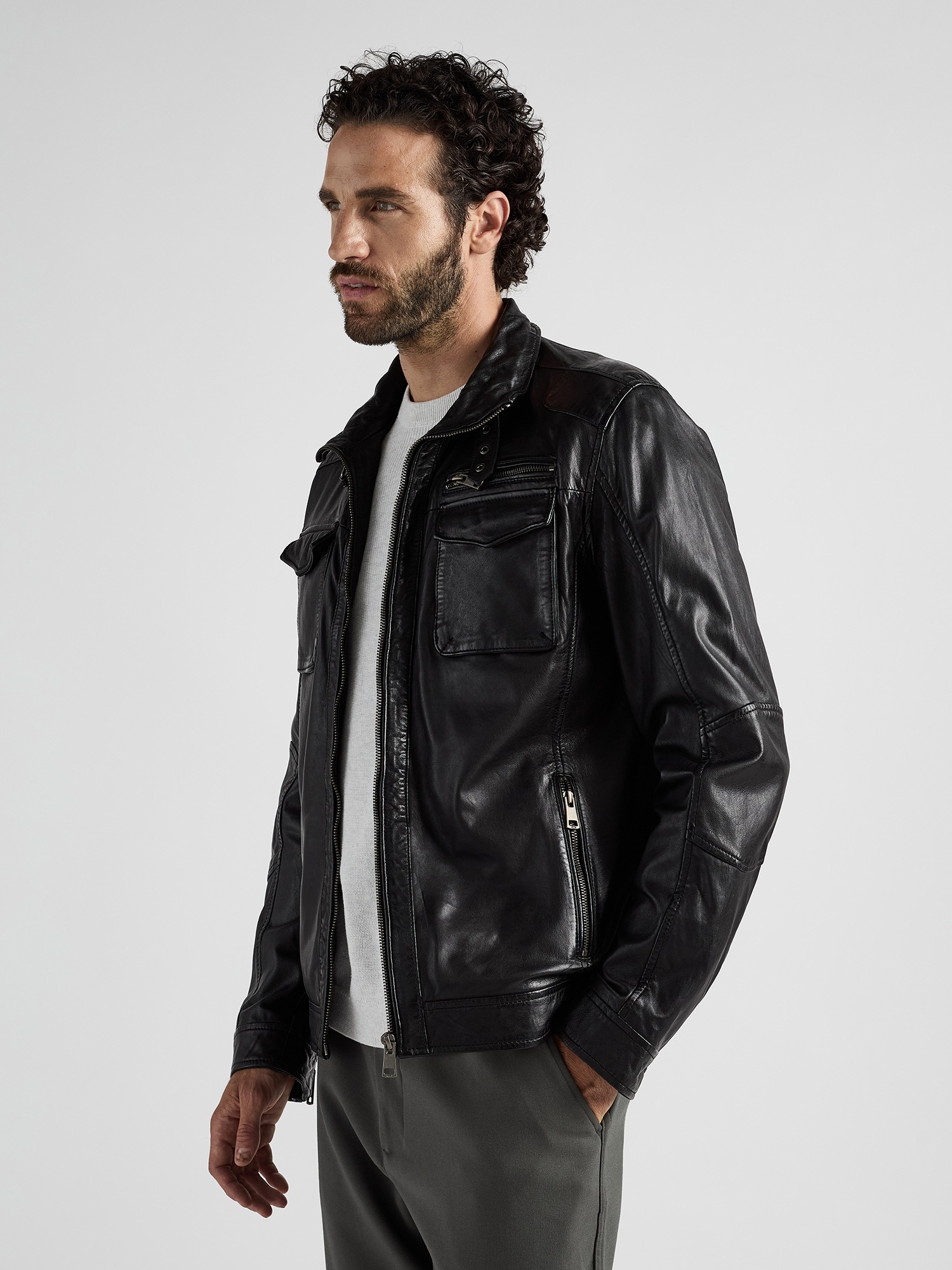 JCC Bikerjacke »Lederjacke 31020345«