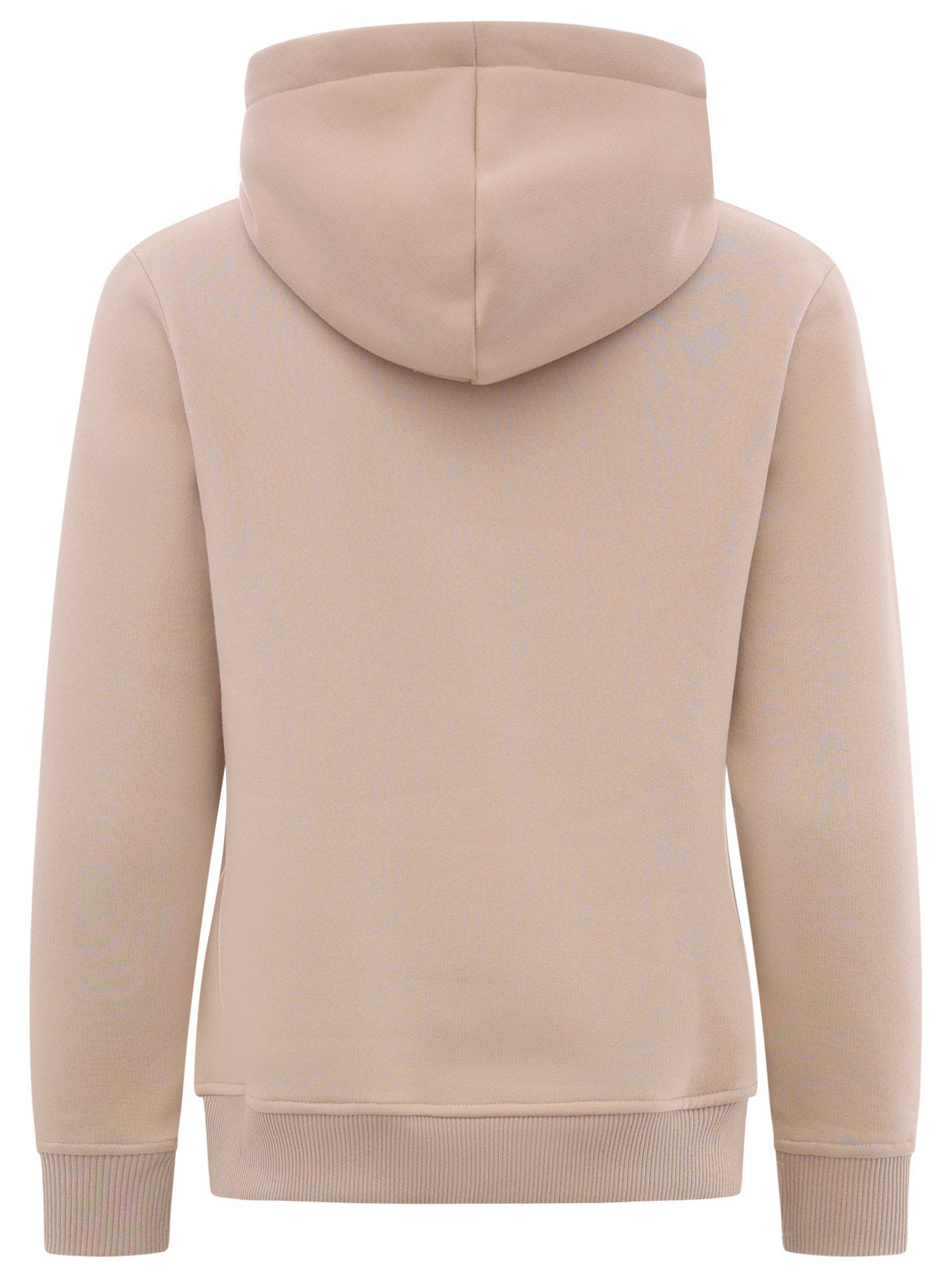 Zwillingsherz Sweatshirt, mit Kapuze und "Think positiv" Aufstick in Neonfarben
