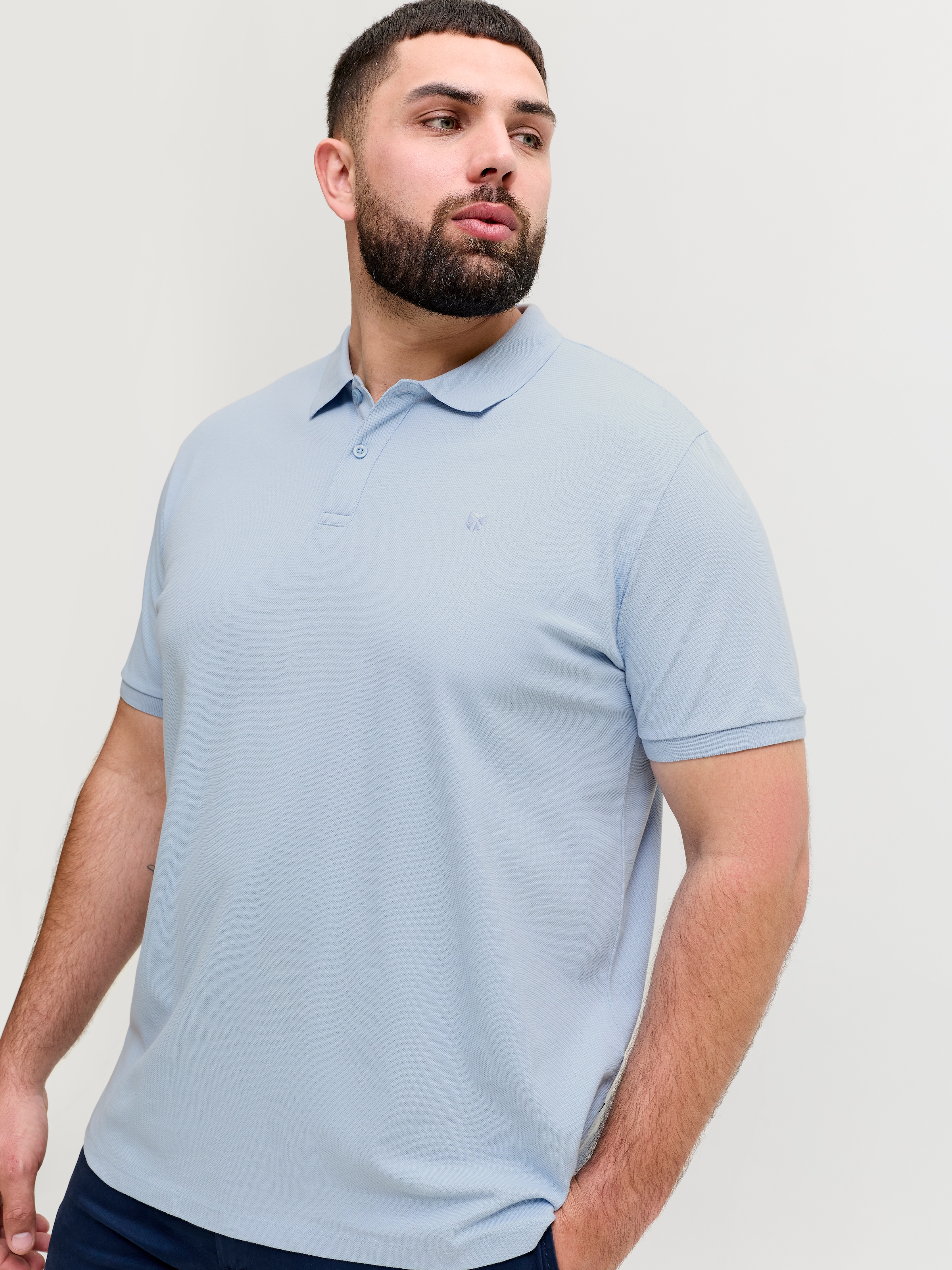 Jack & Jones PlusSize Poloshirt »JPRBLAWESTON SS POLO PLS« mit Stickerei