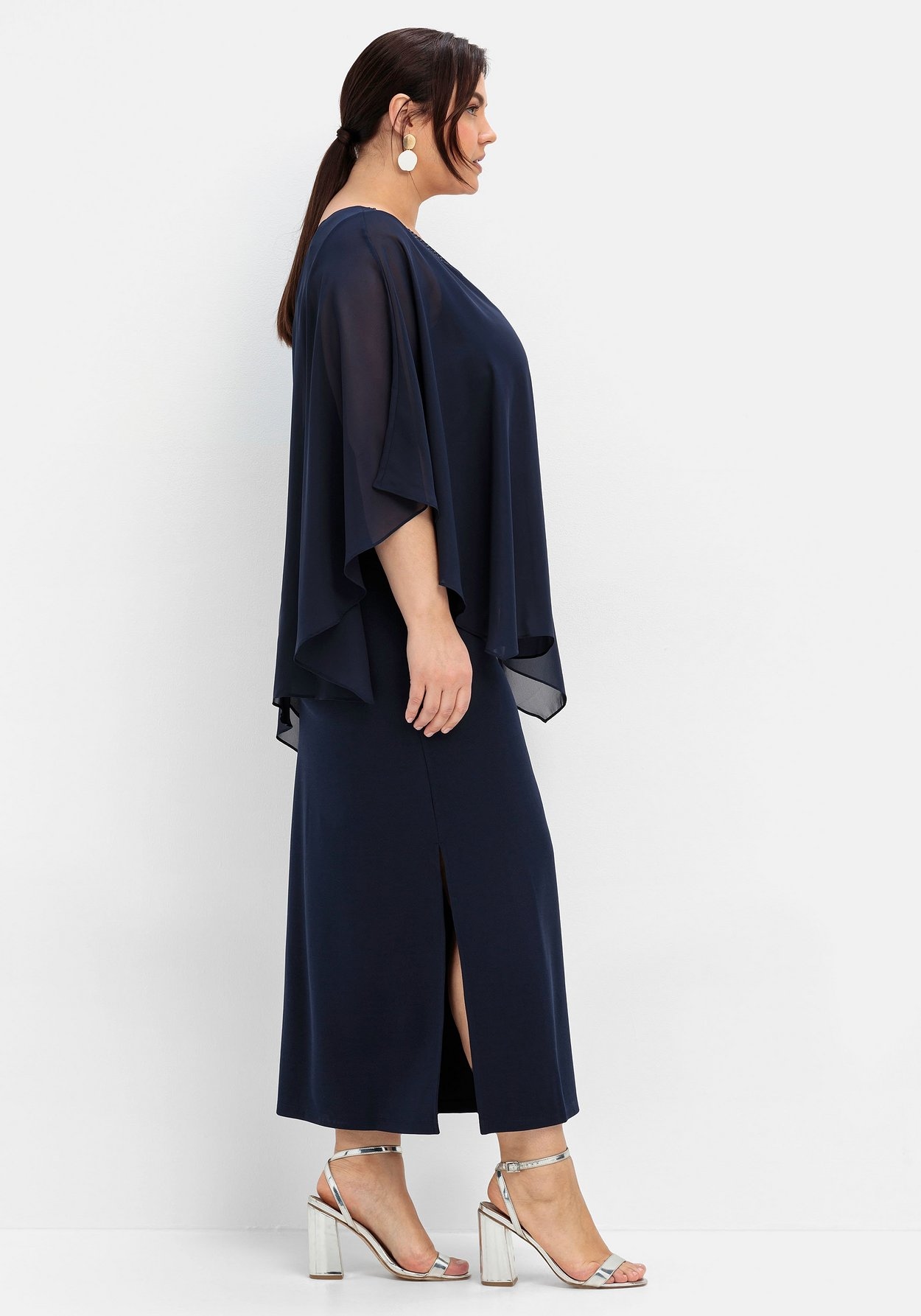 Sheego Abendkleid »Abendkleid im Lagenlook«