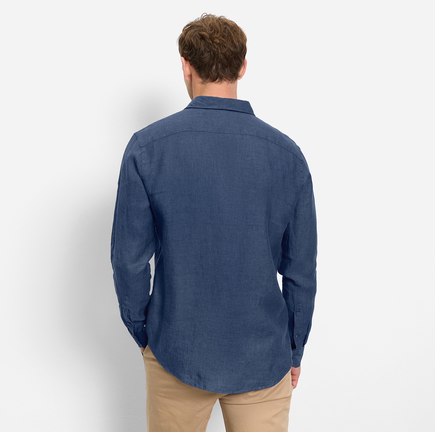 OLYMP Leinenhemd Kentkragen, casual