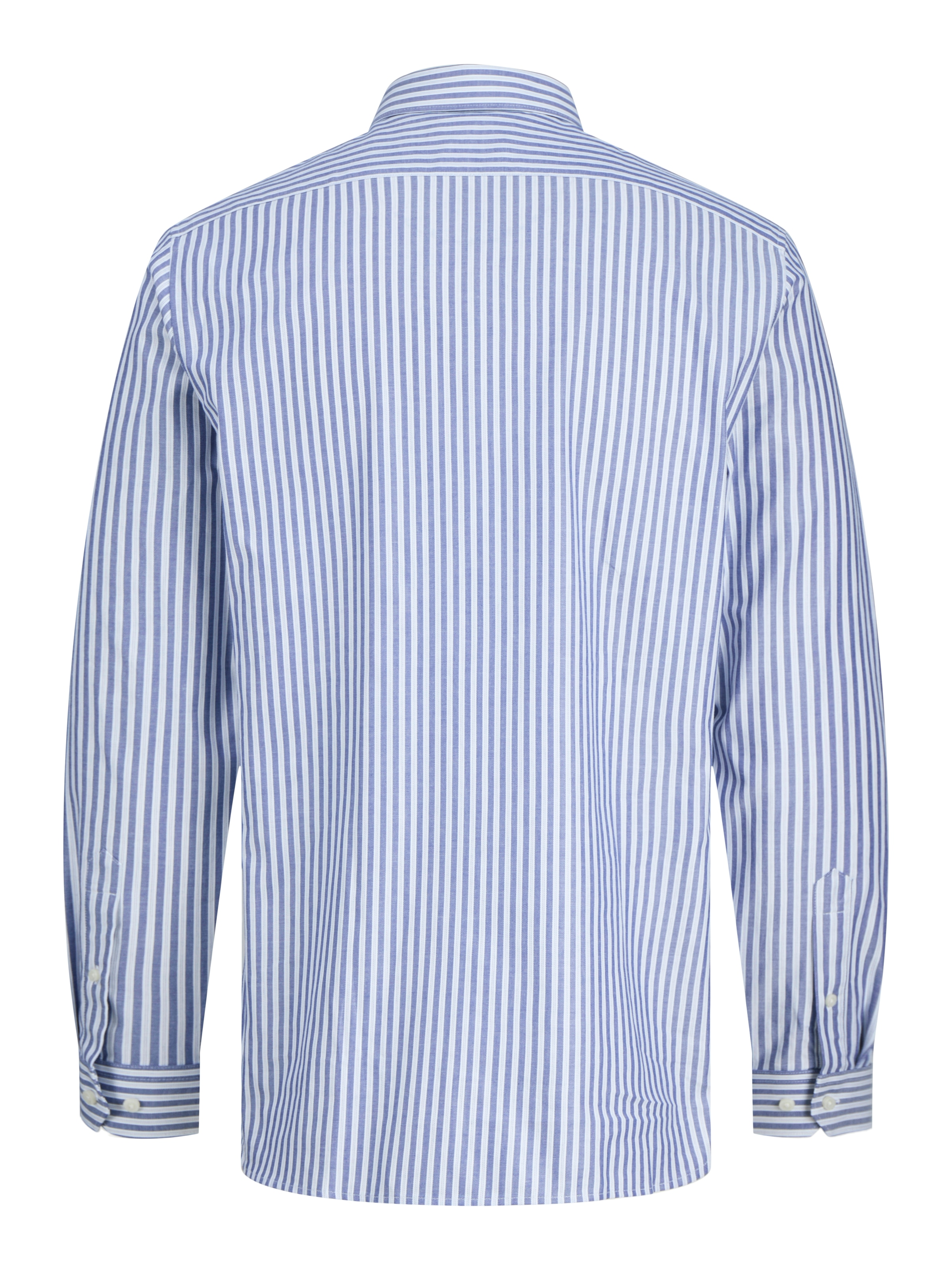 Jack & Jones Langarmhemd »JPRBLAPARKER Slim Fit Hemd, atmungsaktiv, ideal für den Alltag«, unifarben, modisch, slim fit, Baumwolle, Hemdkragen