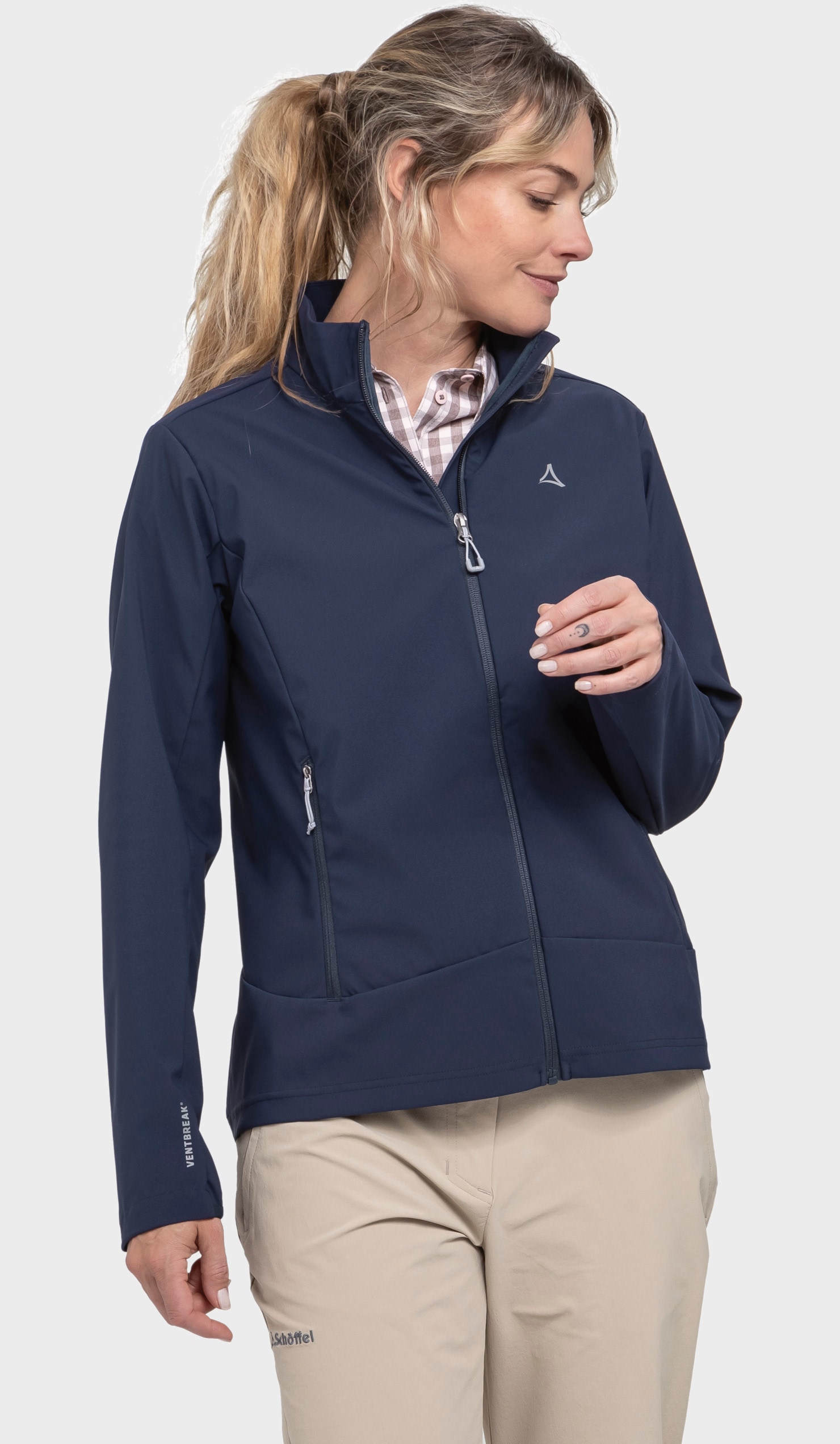 Schöffel Outdoorjacke »Softshell Jk Style Mirusha WMS« ohne Kapuze