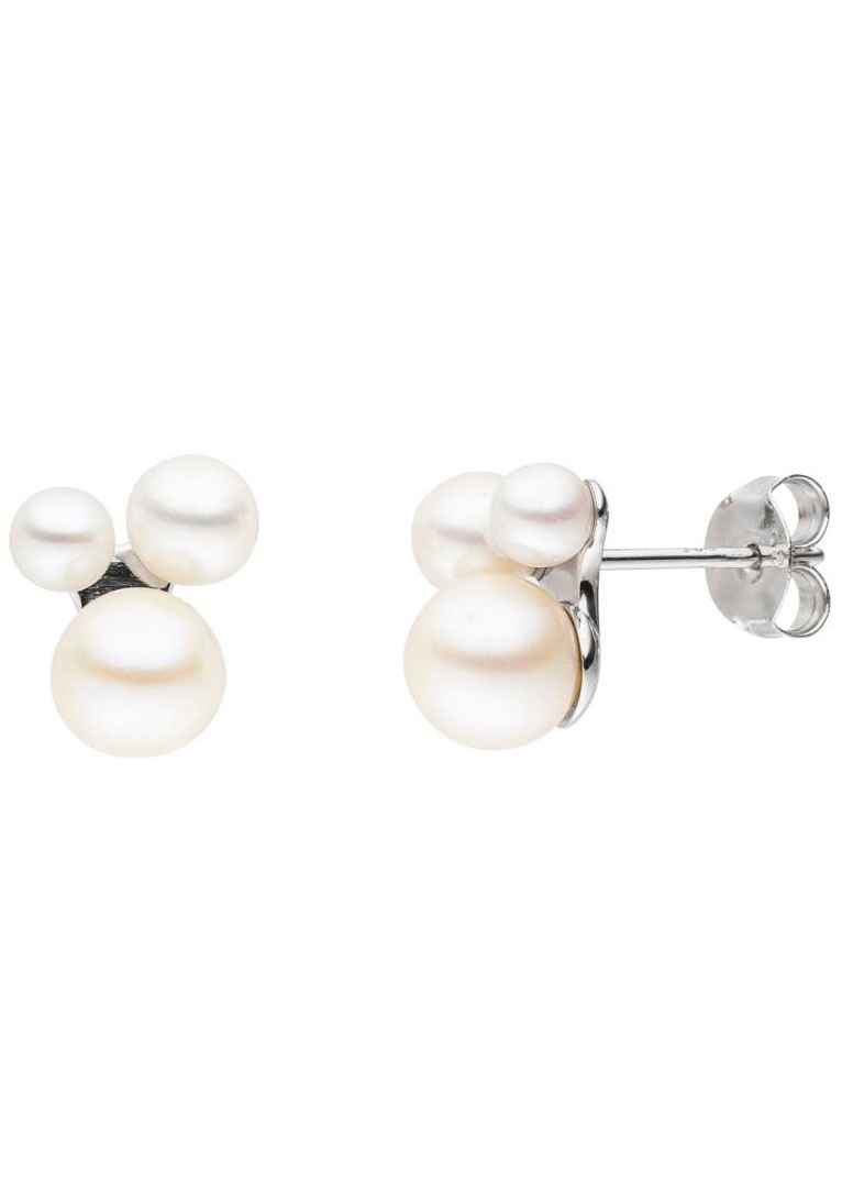 Firetti Perlenohrringe »Schmuck Geschenk Ohrschmuck Perle«, Made in Germany - mit Süßwasserzuchtperle
