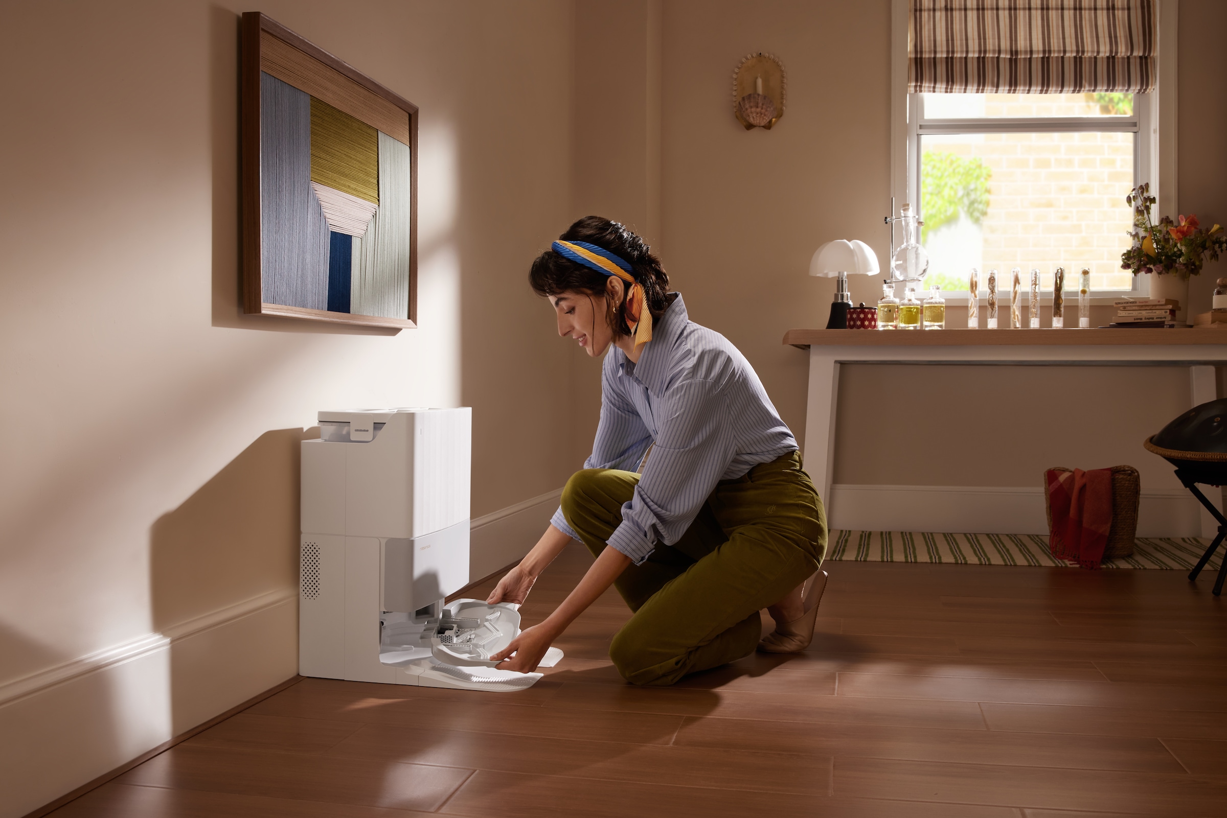 Roborock Saugroboter »Roborock Qrevo 5AE mit Wischfunktion, autom. Moppanhebung« leistungsstarke 12.000 Pa Saugleistung, LDS-Navigationssystem,