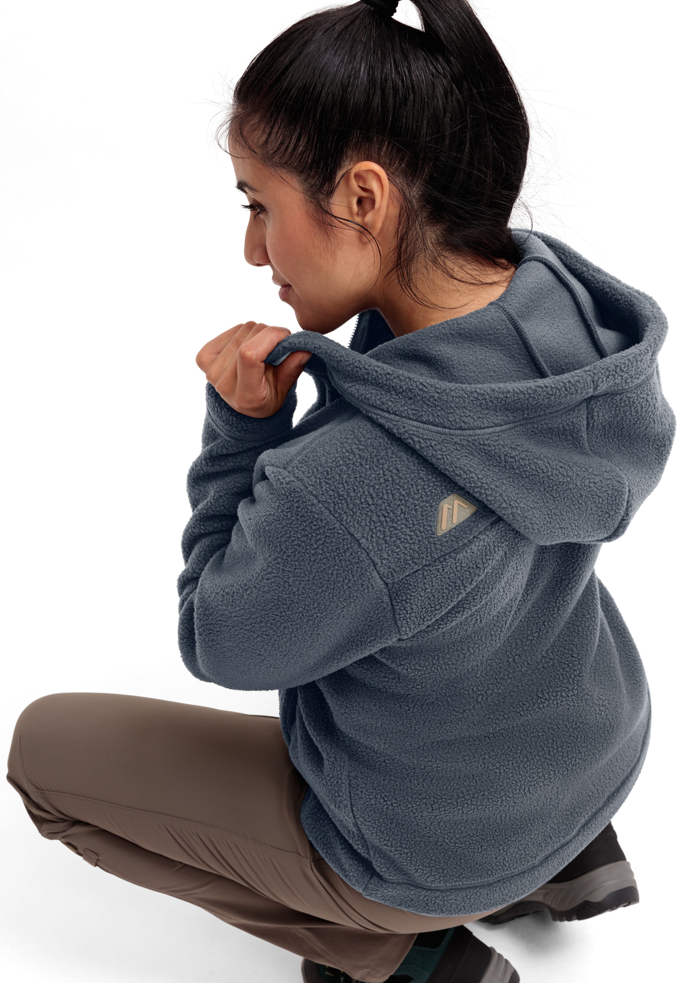 Maier Sports Fleecejacke »Racka W«, Damen Fleece, funktioneller Midlayer, Full-Zip