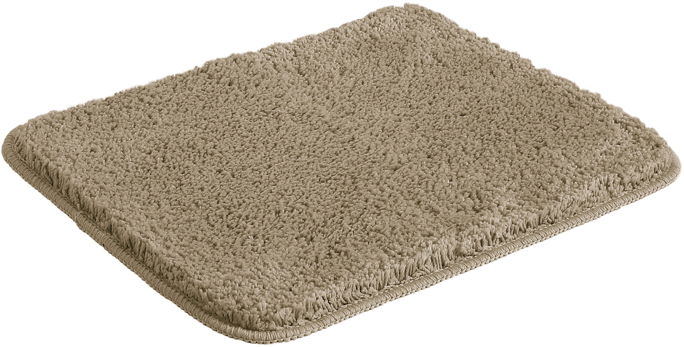 OTTO home Badematte »Inga, Badezimmer Teppich, Badvorleger« Höhe 20 mm rutschhemmend beschichtet fußbodenheizungsgeeignet | schnell trocknend | strapazierfähig Badteppich, unifarben, weich, als halbrund und rechteckig erhältlich