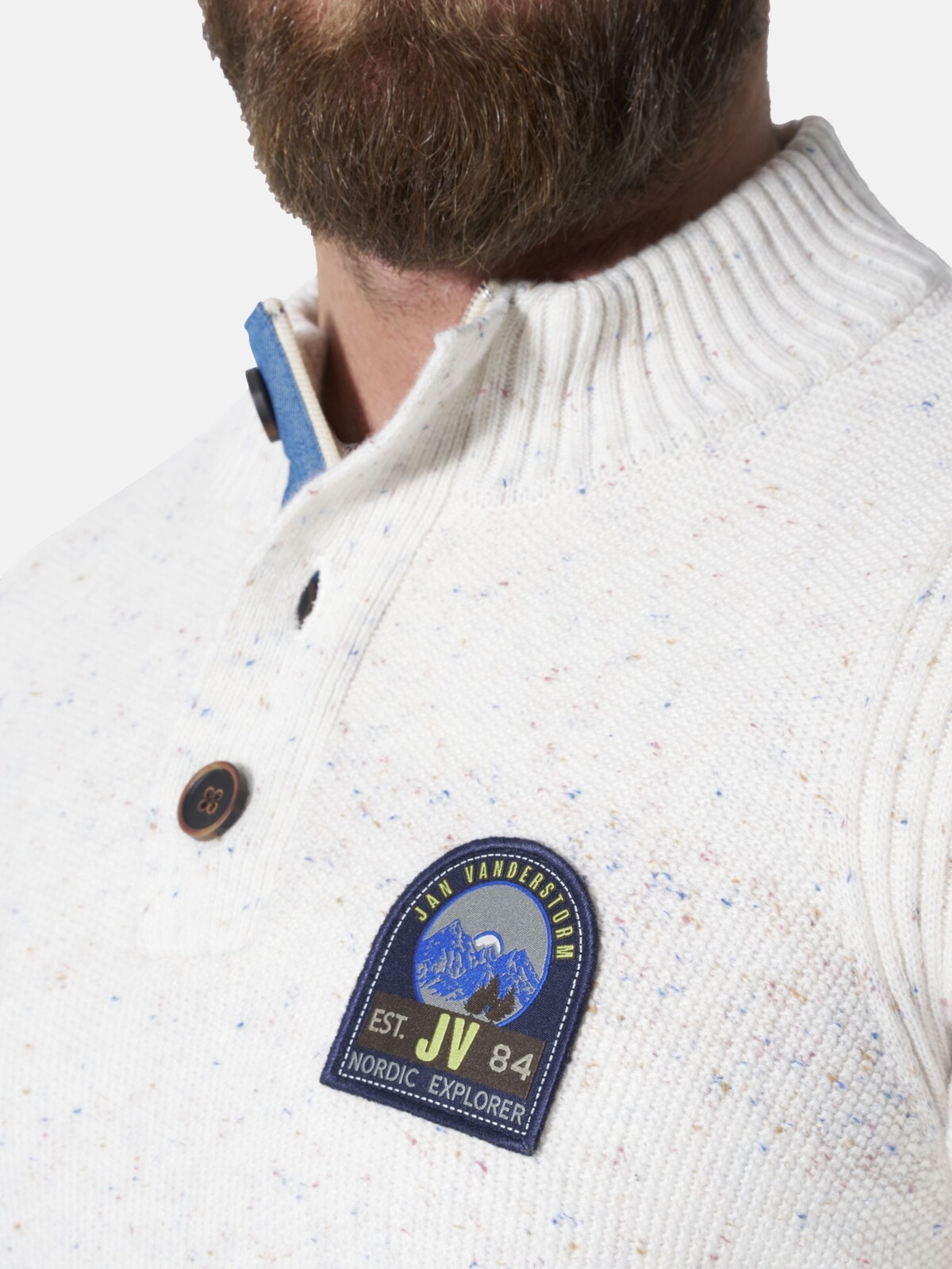 Jan Vanderstorm Stehkragenpullover »Pullover JONKI«
